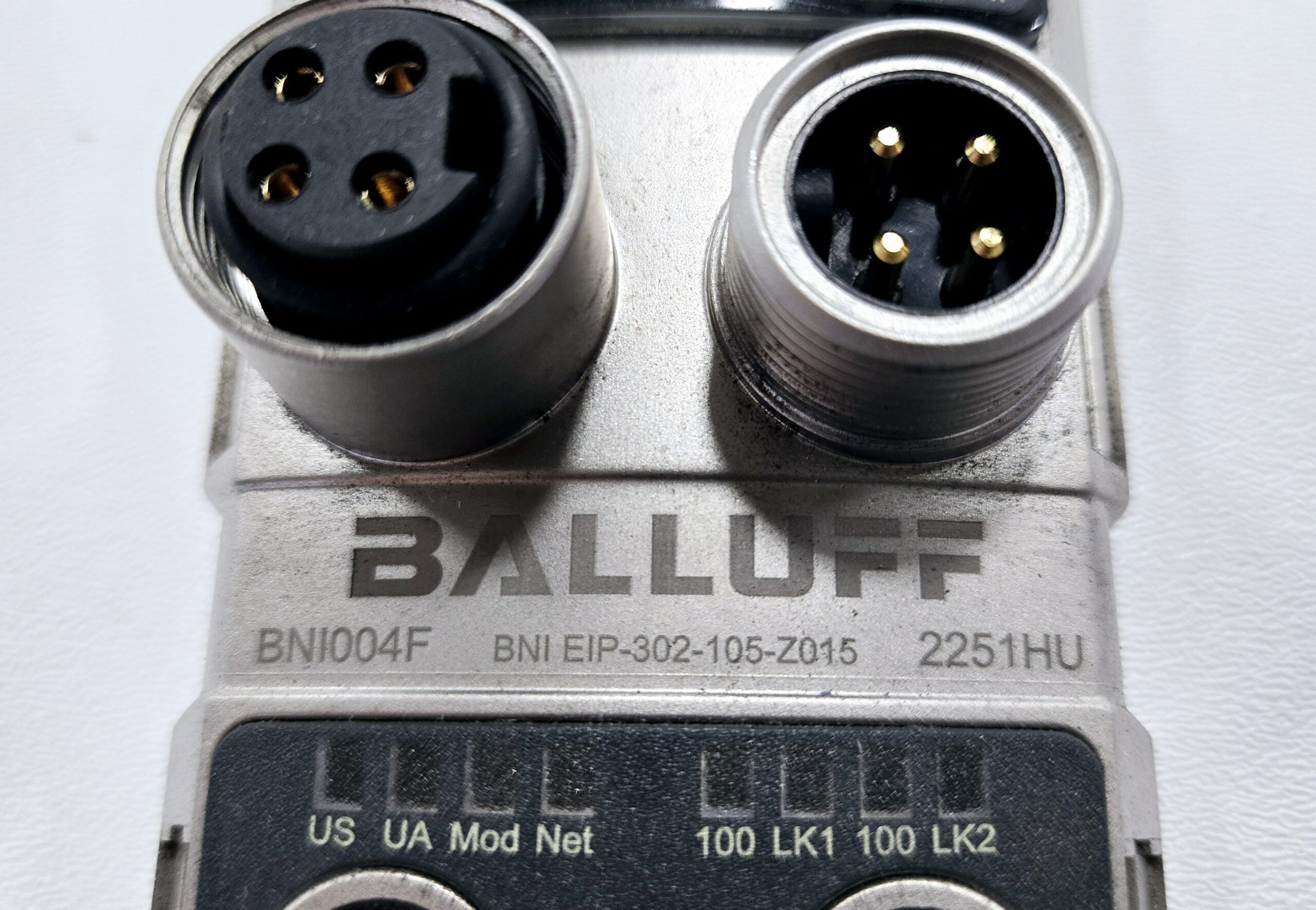 BALLUFF BNI004F BNI EIP-302-105-Z015 EtherNet/IP I/O Module USED 2