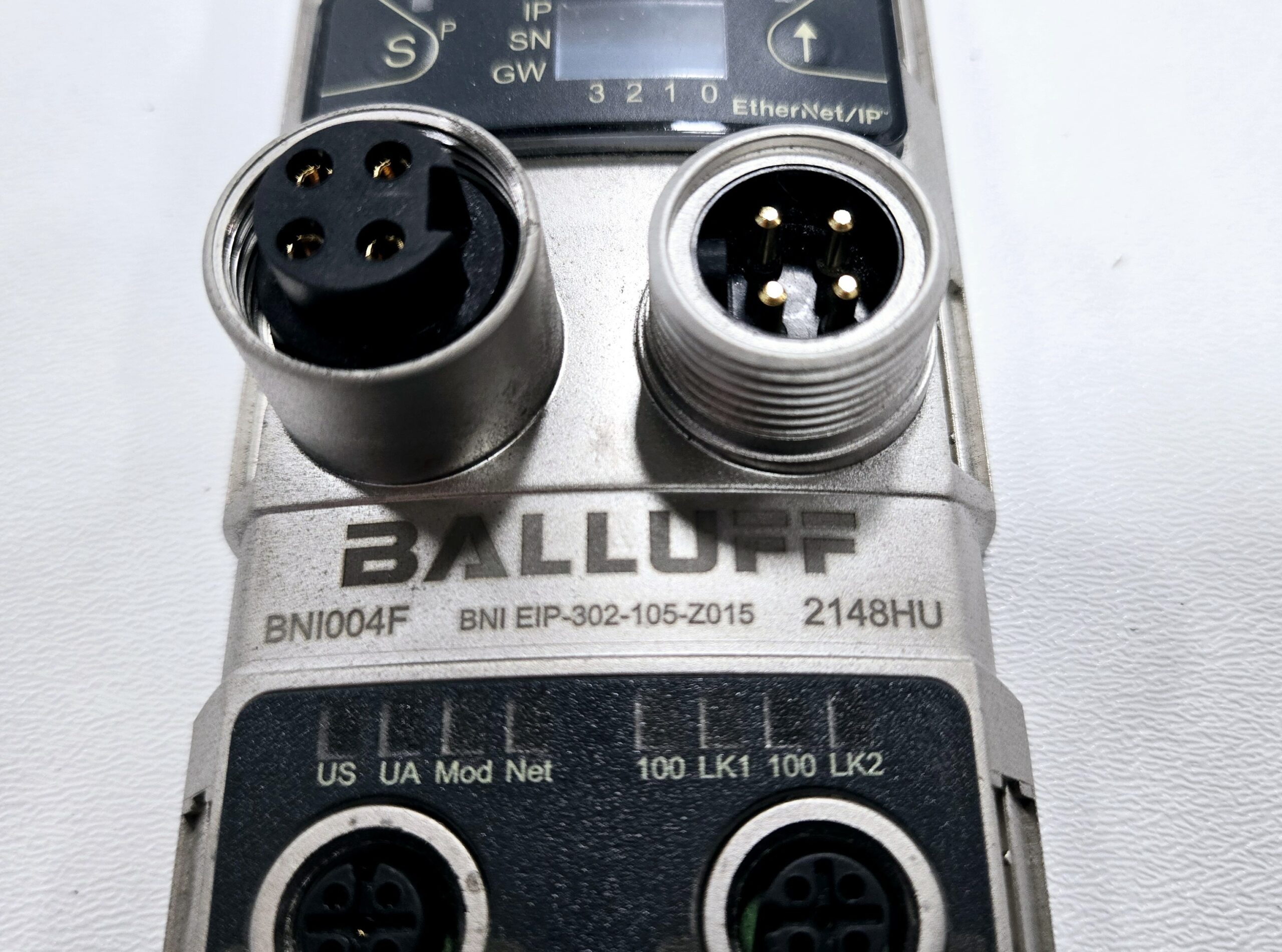 BALLUFF BNI004F BNI EIP-302-105-Z015 EtherNet/IP I/O Module USED 2
