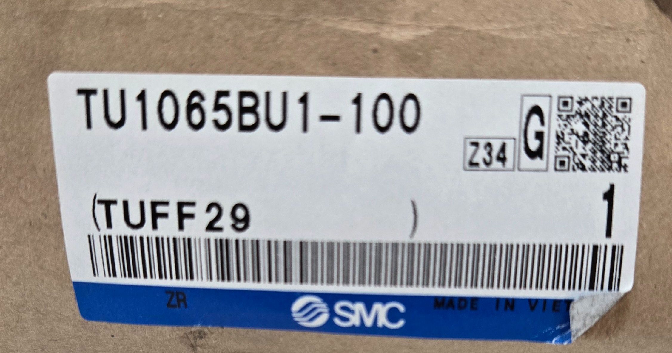 SMC TU1065BU1-100 Polyurethane Tubing 10mm OD 100M Coil NEW 1