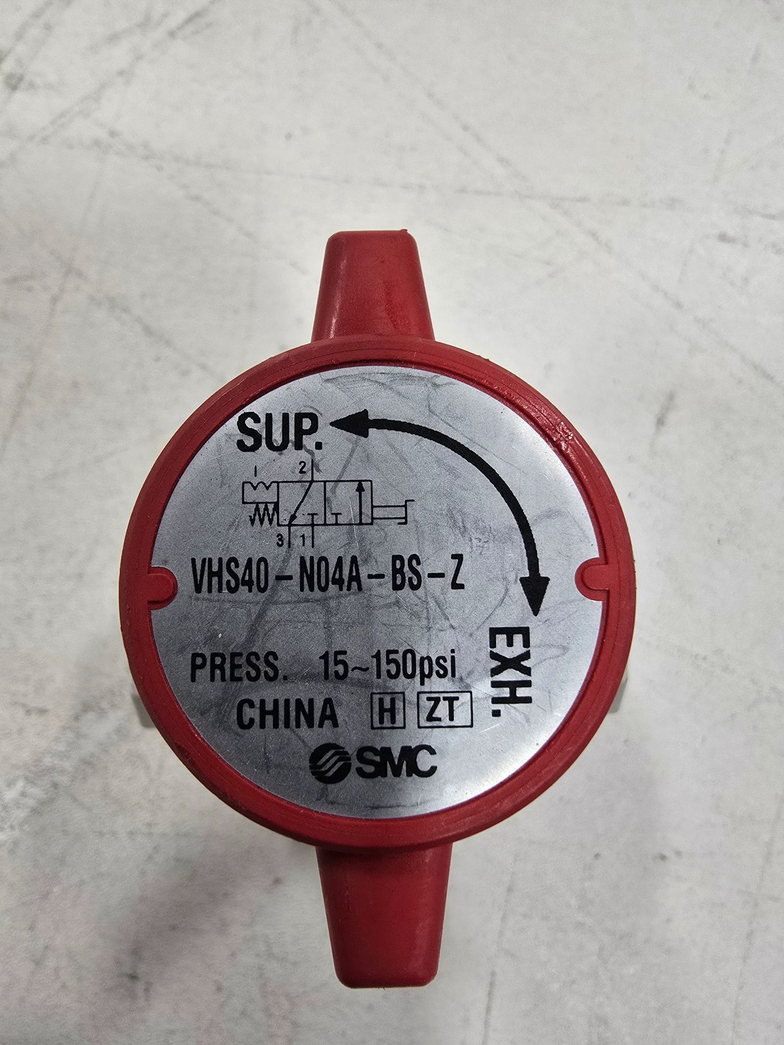 SMC VHS40-N04A-BS-Z Lockout Valve 1/2" USED 1