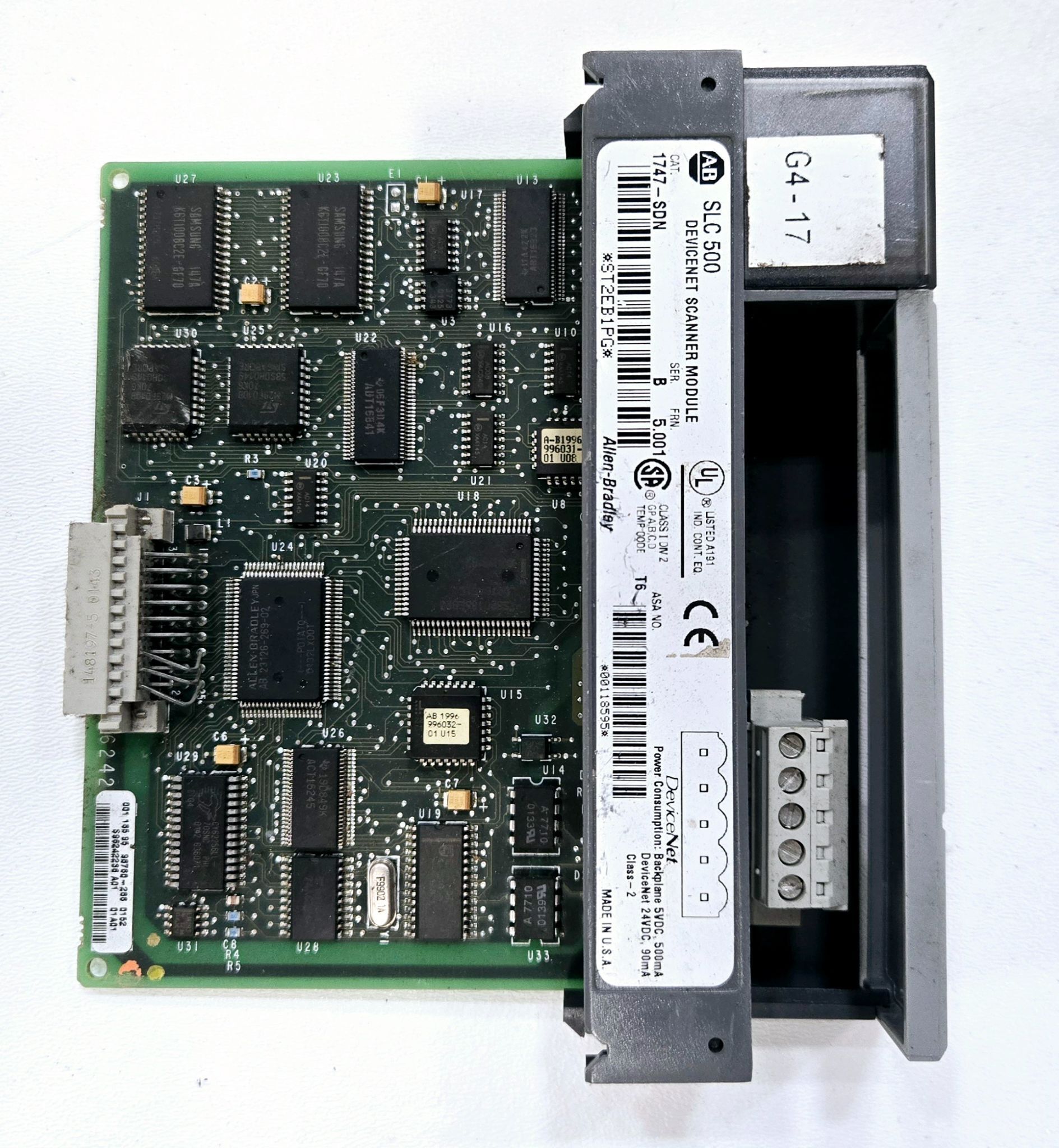 ALLEN BRADLEY 1747-SDN/B SLC 500 DeviceNet Scanner Module USED 0