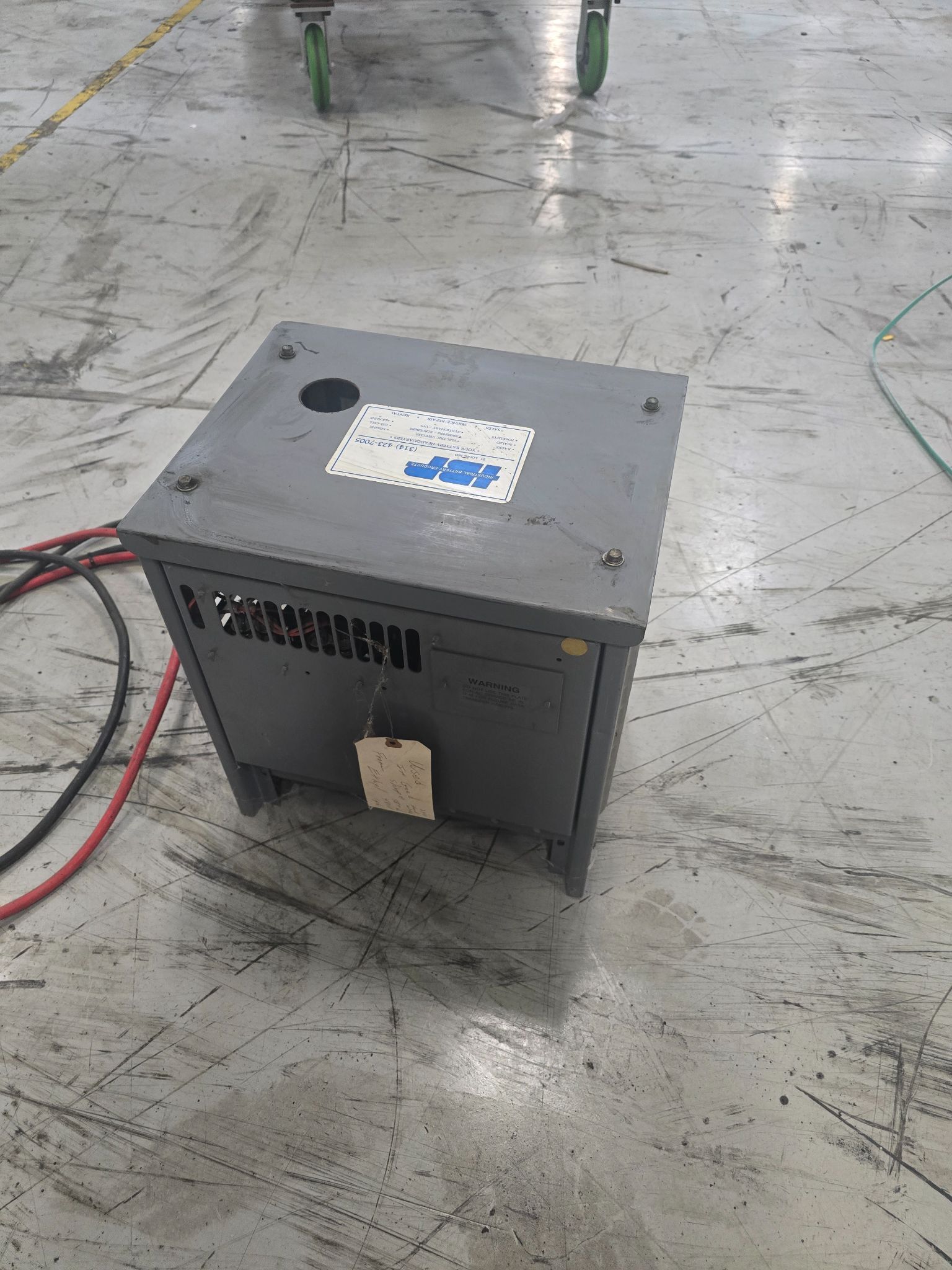POWER FACTOR 1PF12B-380EMS BATTERY CHARGER USED 4