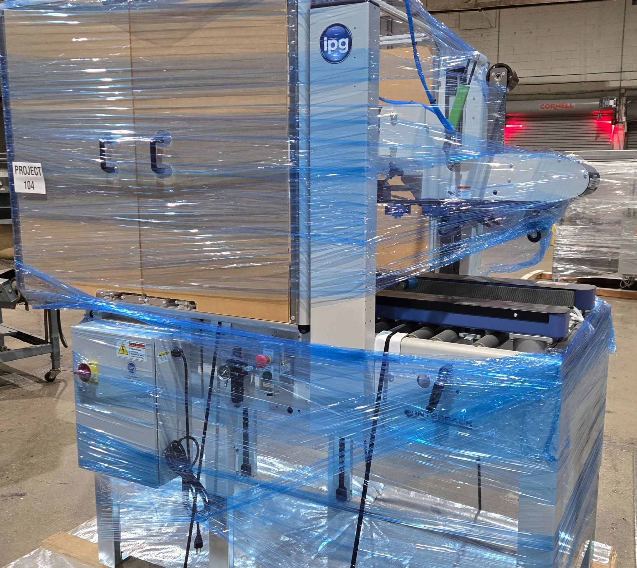 INTERPACK UA262024-SB CASE SEALING MACHINE 115V NEW 5