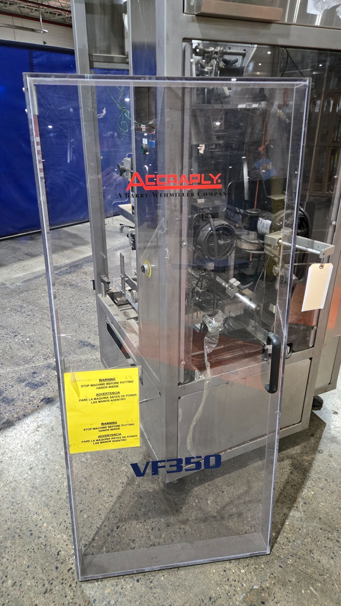 ACCRAPLY VF350 Vertical Form Fill Seal Packaging Machine USED/AS-IS 5