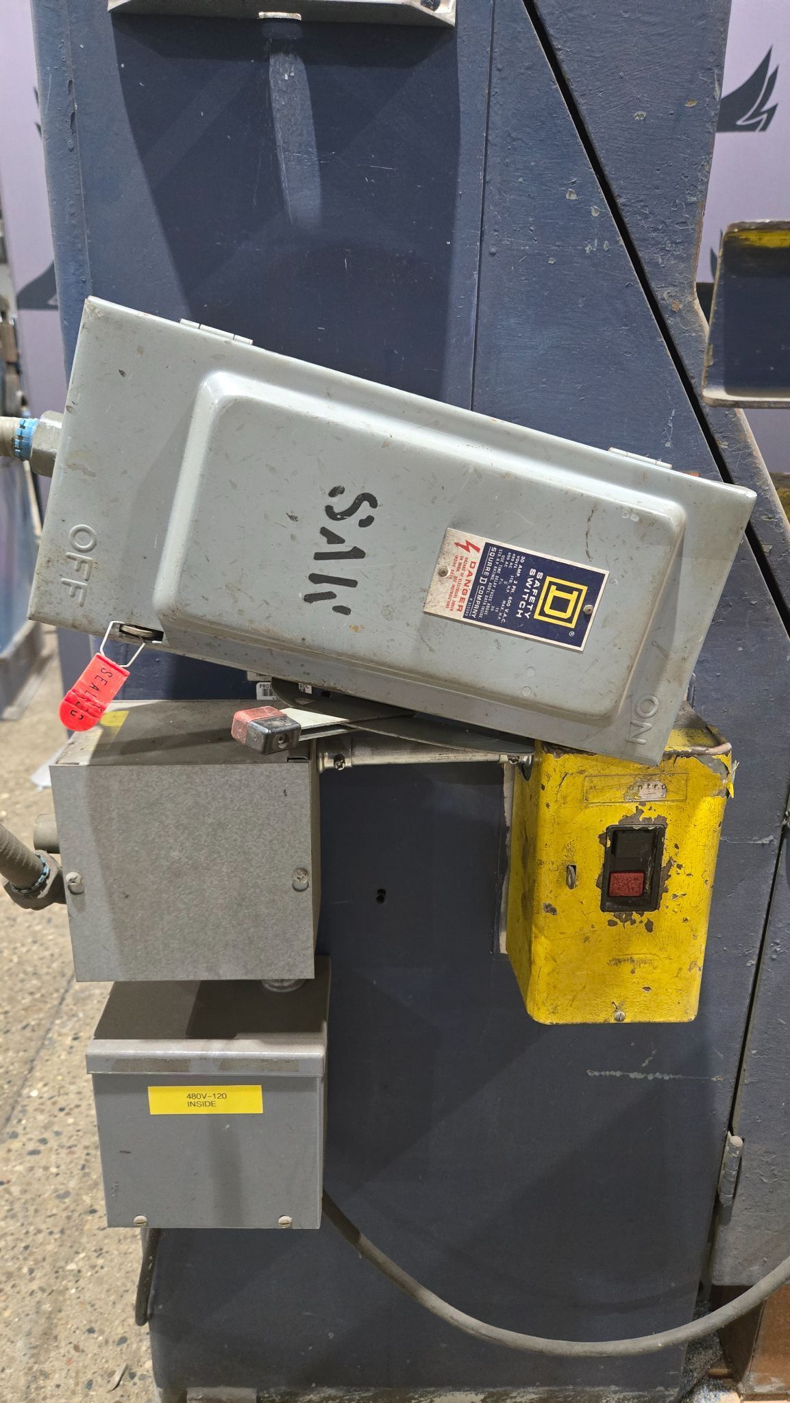 GROB MS36 Vertical Bandsaw USED 8
