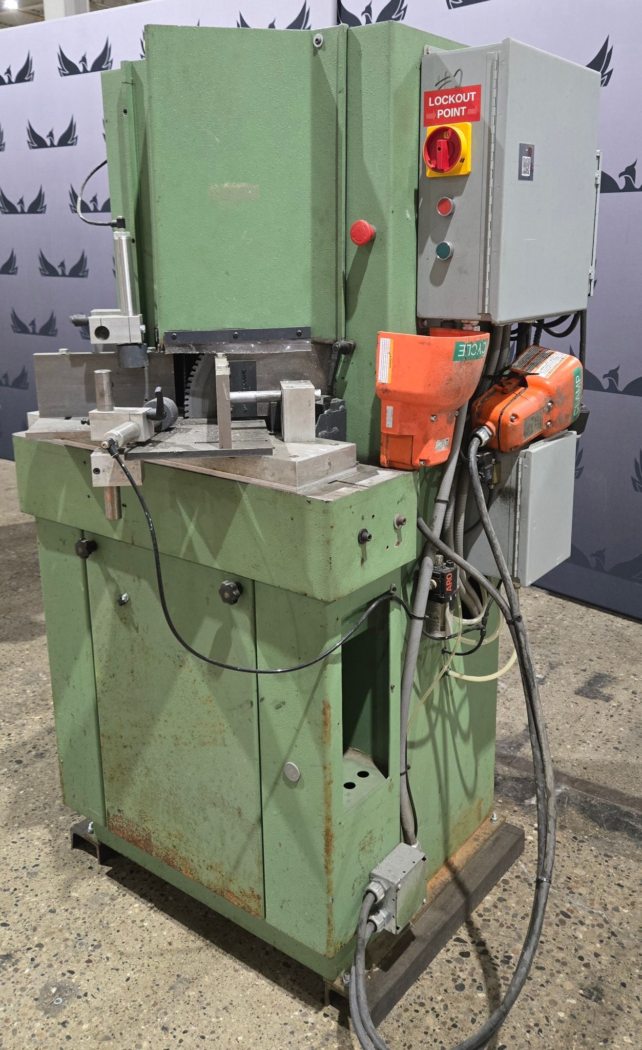 AMP T-350 Double Mitre Saw USED 1