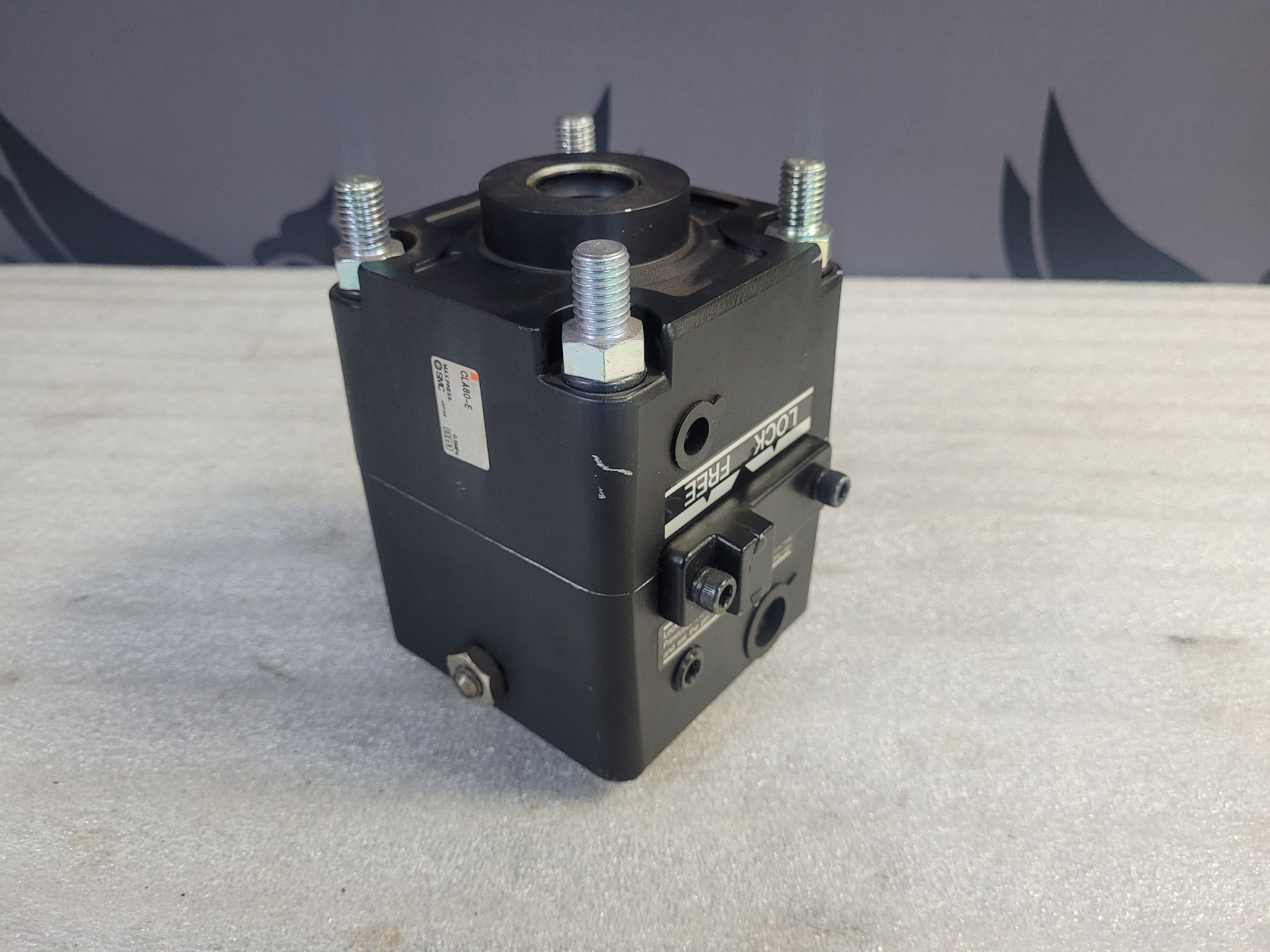 SMC CLA80-E Clamp Cylinder USED 0