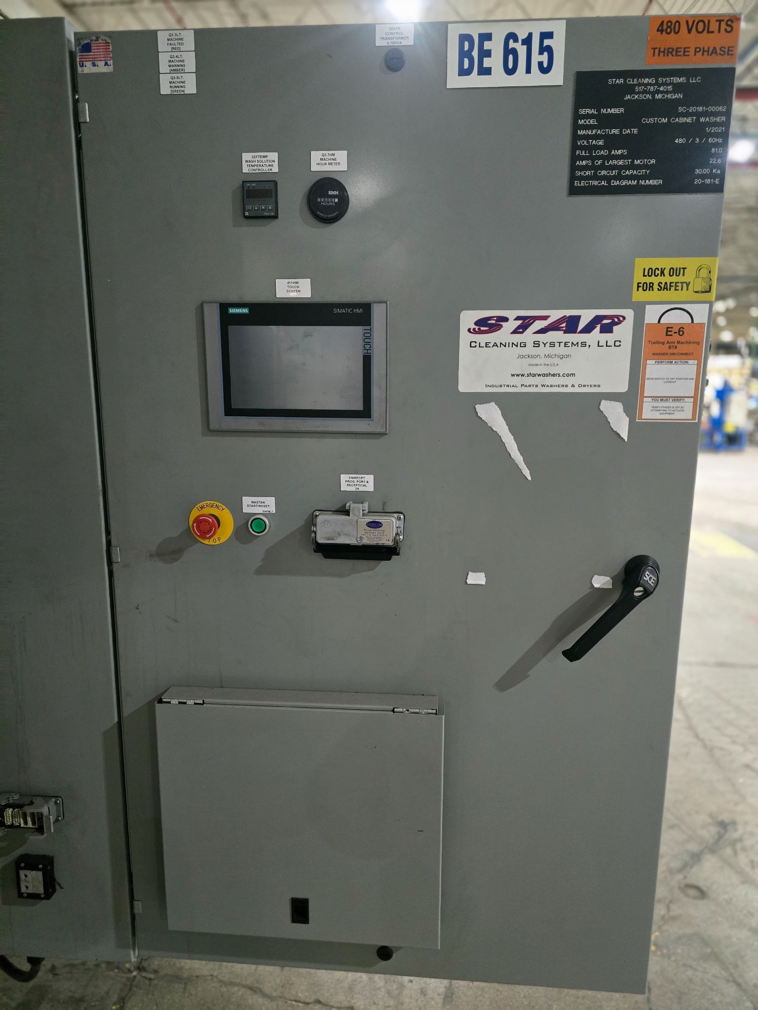 2021 STAR CLEANING SYSTEMS Custom Cabinet-Style Parts Washer USED 7