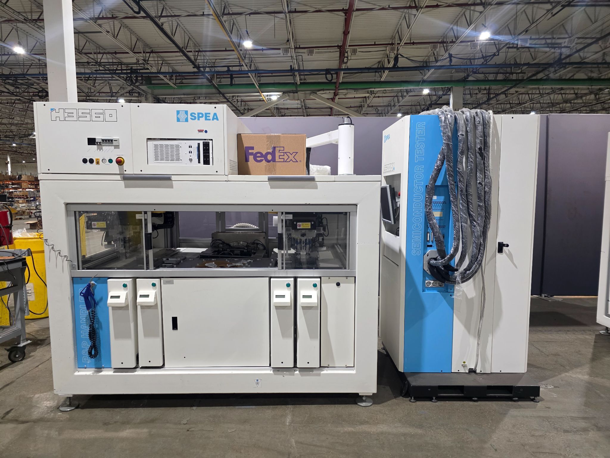 SPEA H3560 SEMICONDUCTOR TEST SYSTEM WITH C600MXIC HANDLER 2010 USED 0