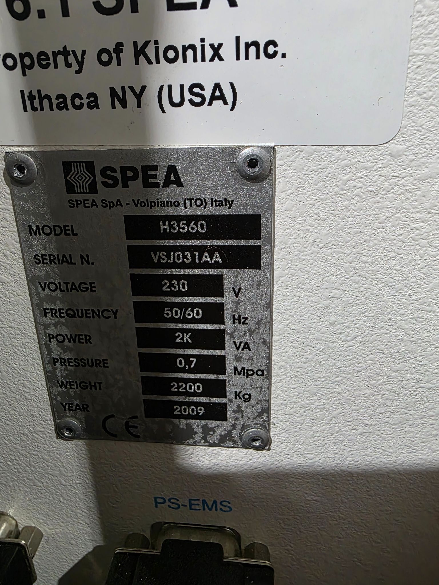 SPEA H3560 W/ C600MXIC Lab Equipment 9