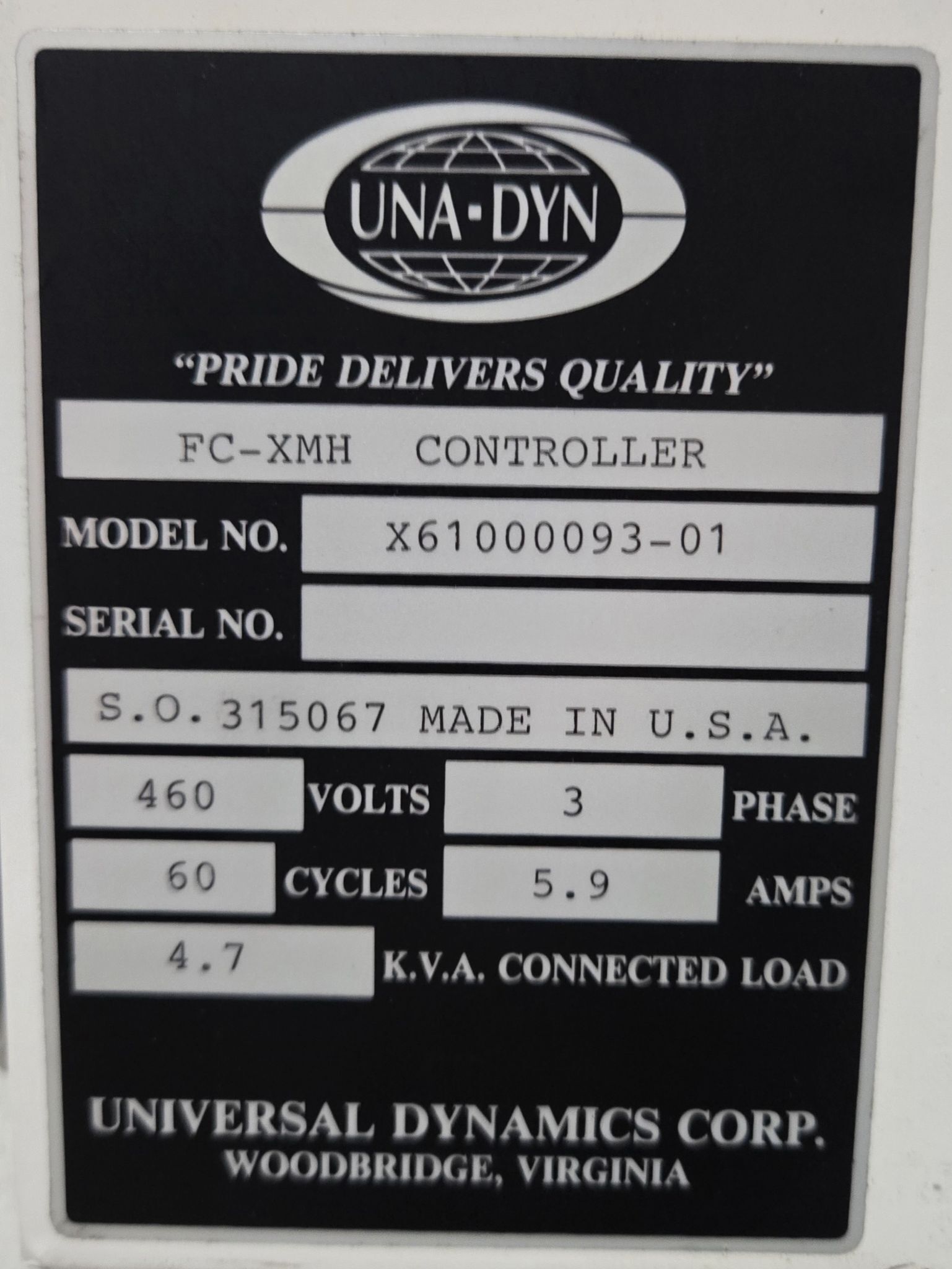 UNA-DYN FC-XMH Triple Hopper Resin Drying & Conveying System USED 9