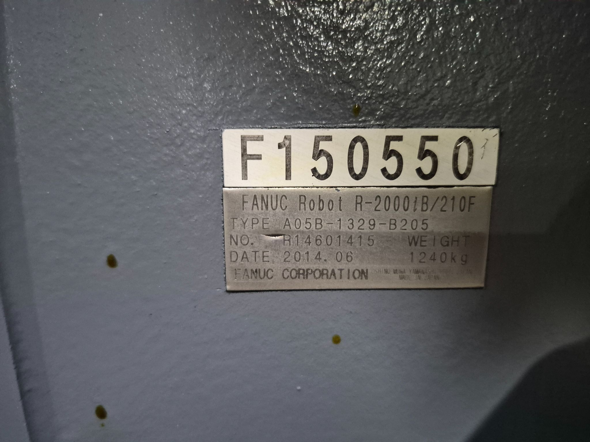FANUC R-2000iB/210F Complete w/ R-30iB Controls REFURBISHED 5