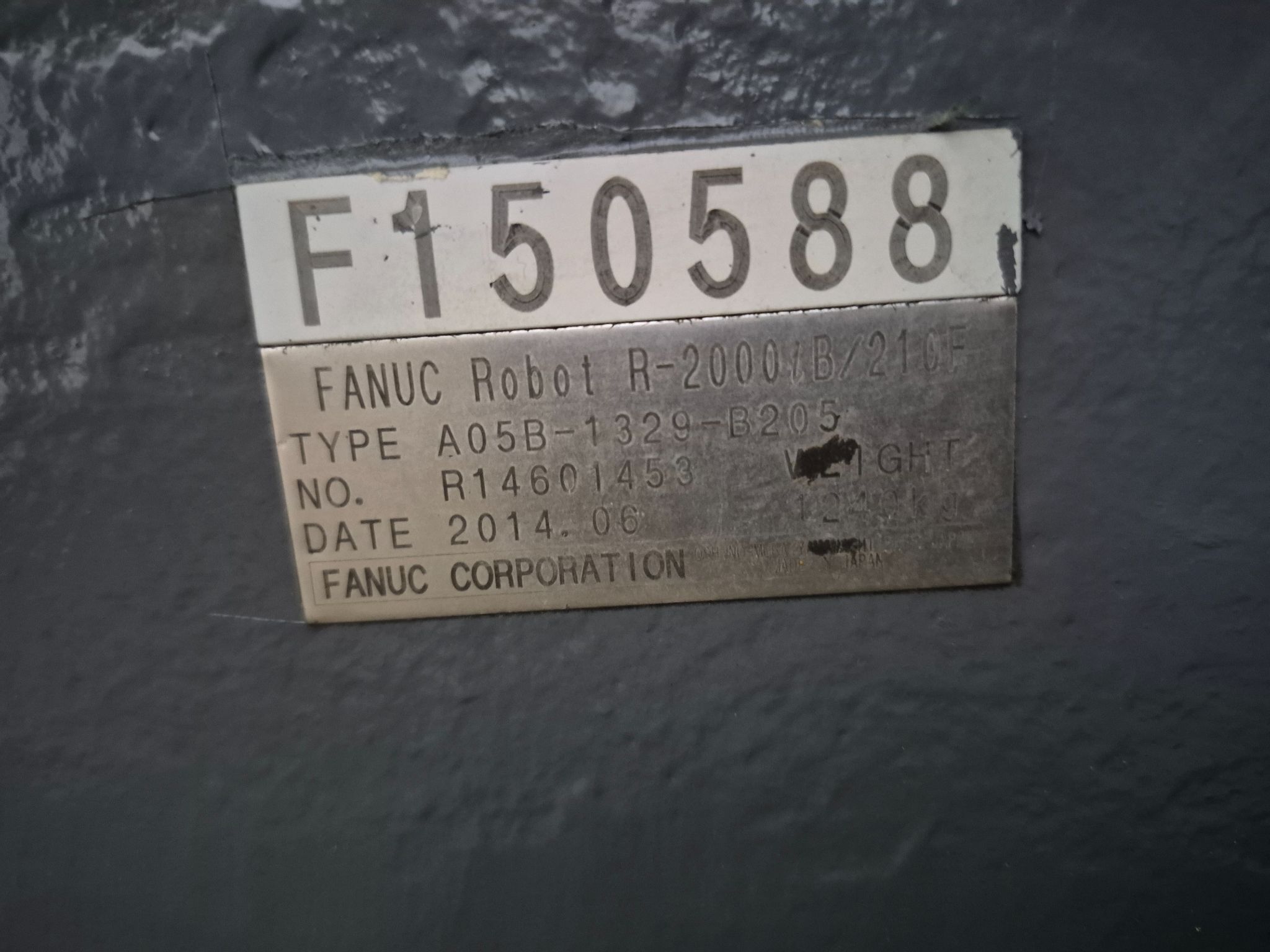 FANUC R-2000iB/210F Complete w/ R-30iB Controls USED 5