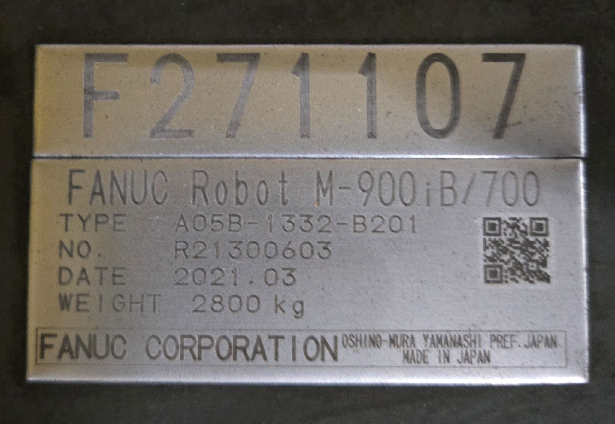 FANUC M-900iB/700 Complete with R-30iB Plus Controller NEW 8