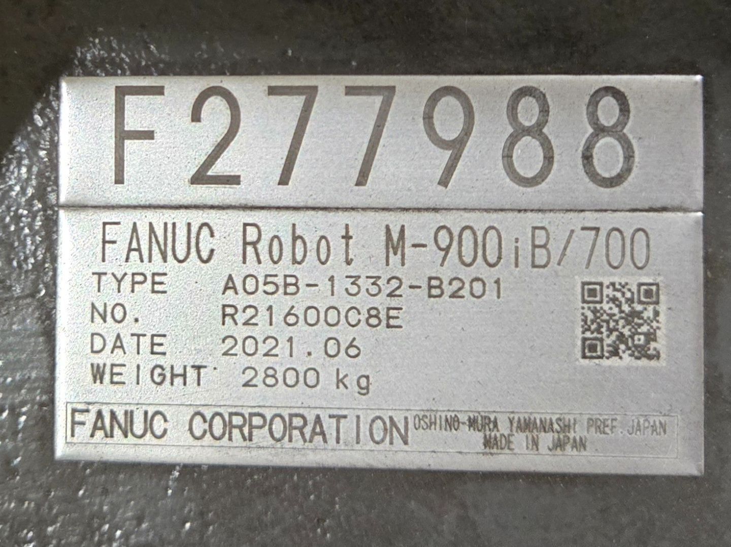 FANUC M-900iB/700 Complete with R-30iB Plus Controller NEW 8