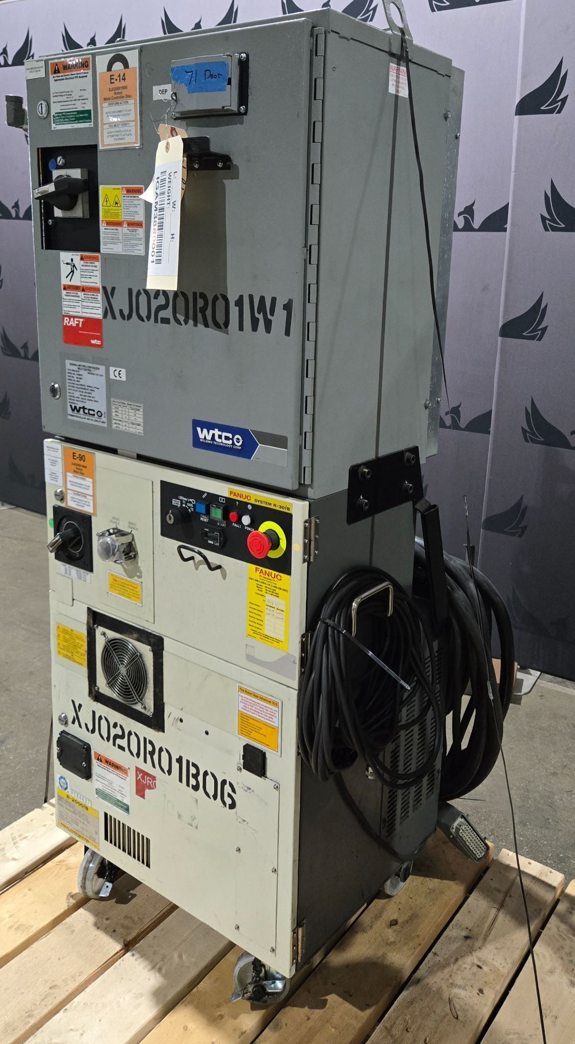 FANUC R-2000iB/185L Robot Complete with R-30iB Controller & WTC Gen 6 MFDC USED 9