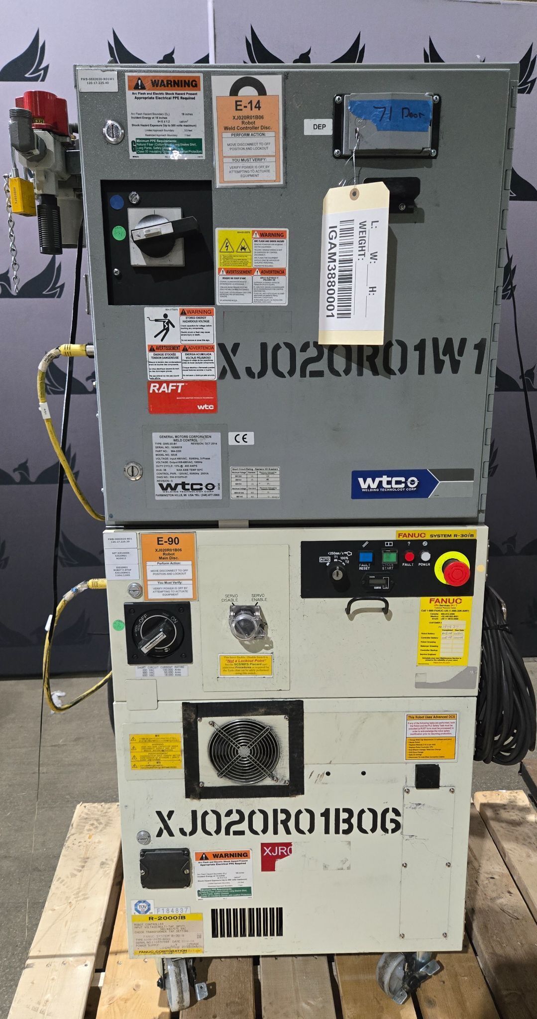 FANUC R-2000iB/185L Robot Complete with R-30iB Controller & WTC Gen 6 MFDC USED 11