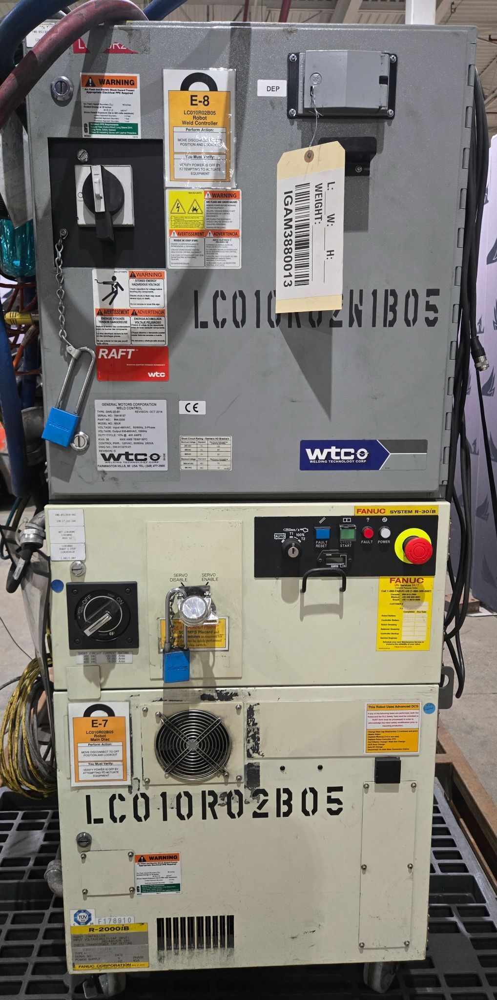 FANUC R-2000iB/210F Complete with R-30iB Controller & WTC Gen 6 MFDC Inverter USED 11