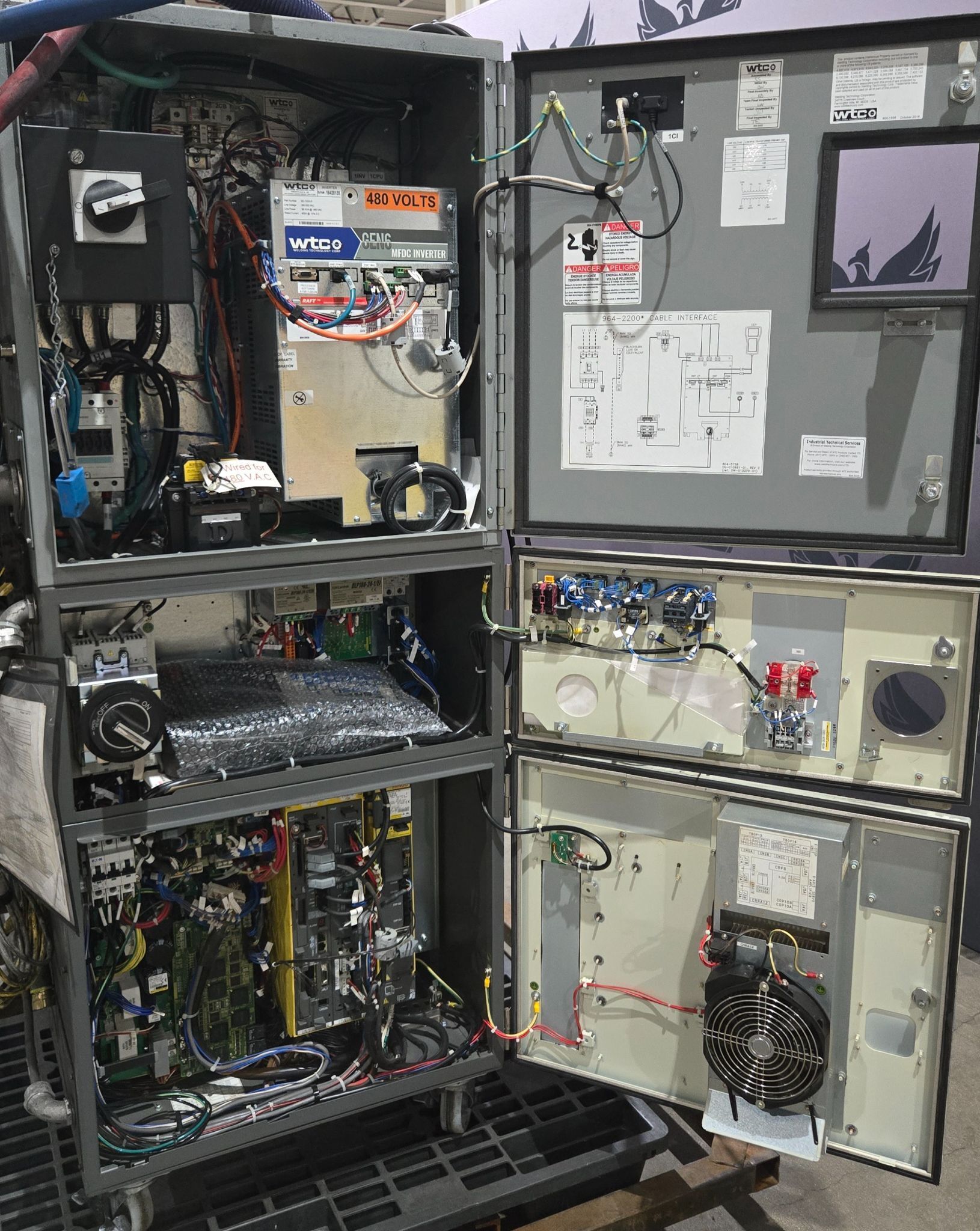 FANUC R-2000iB/210F Complete with R-30iB Controller & WTC Gen 6 MFDC Inverter USED 12