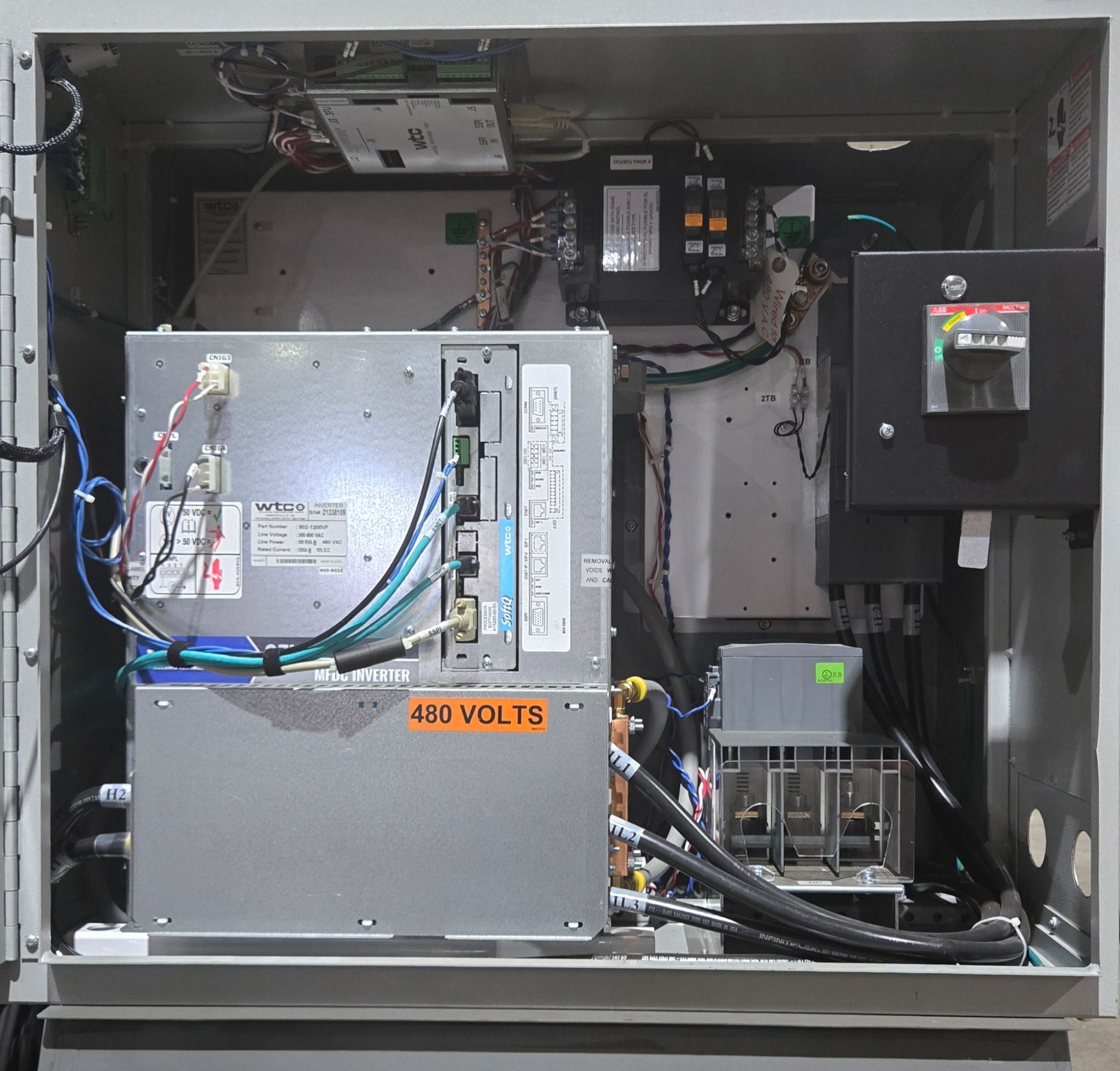 FANUC R-2000iB/210F Complete with R-30iA Controller and WTC WT6000 Weld Inverter USED 15