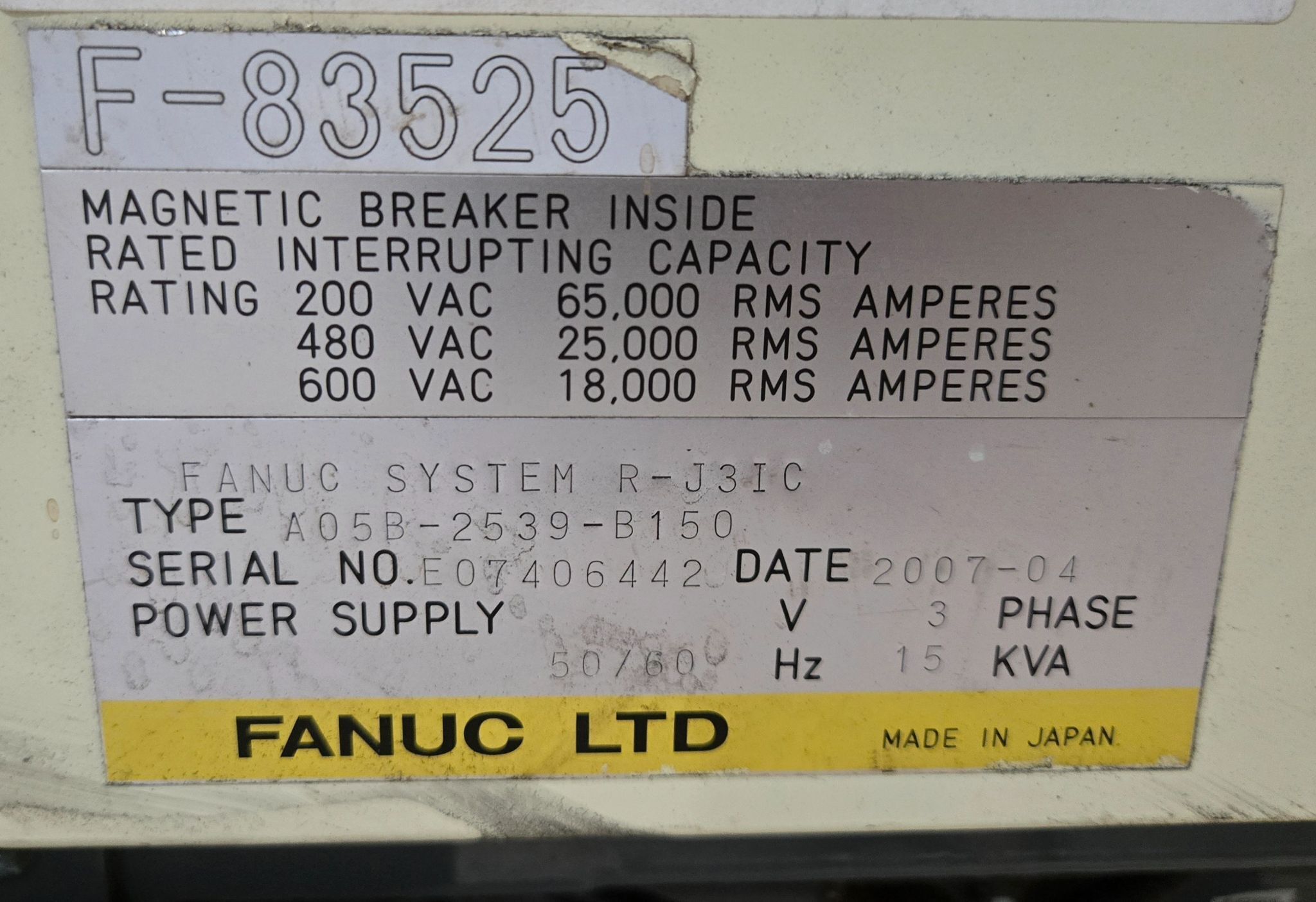 FANUC M-900iA/350 Complete with R-J3iC Controller USED 14