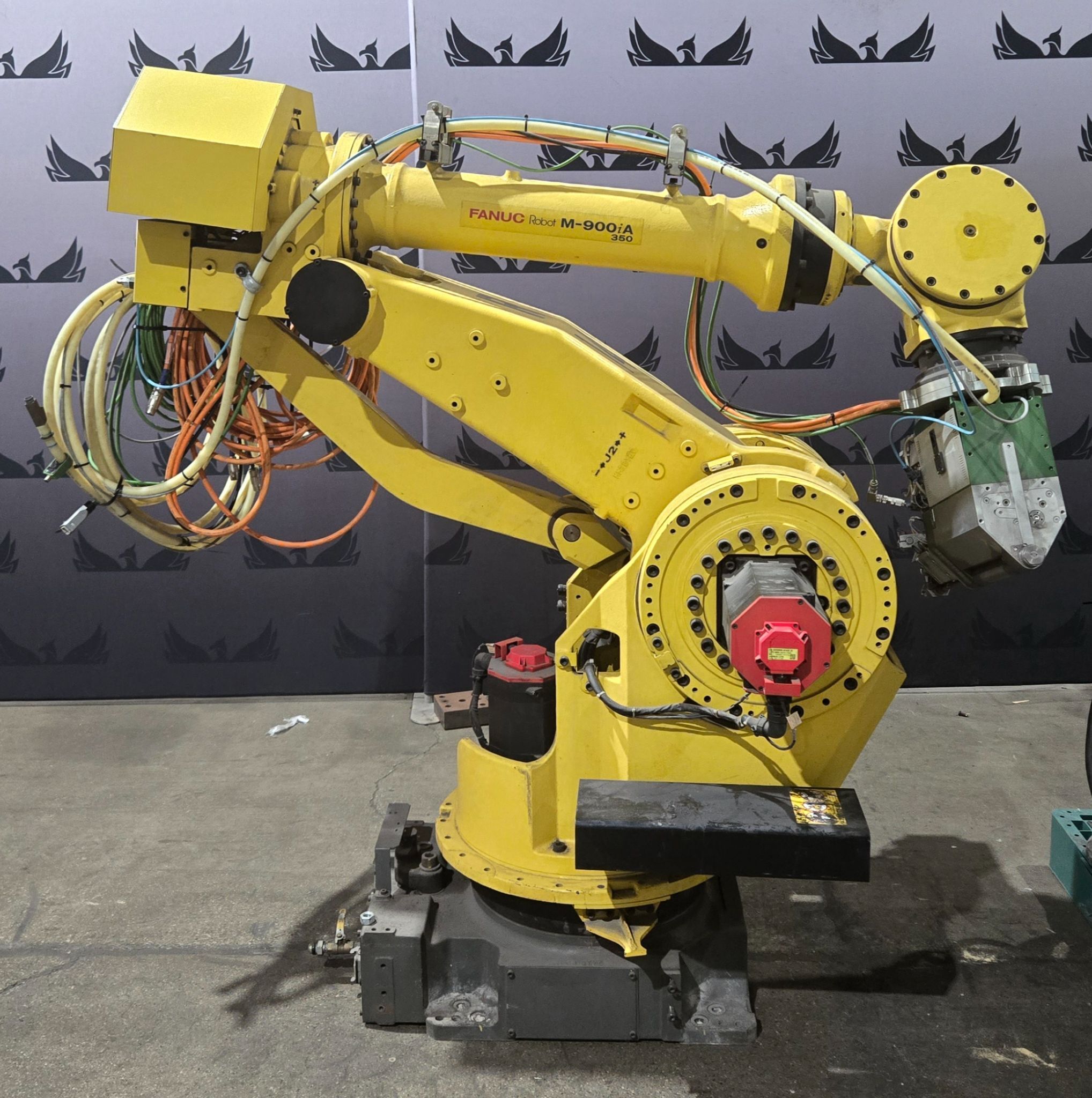 Fanuc M-900iA/350 Robot with R-30iA Controller & Deprag Inverter USED 1