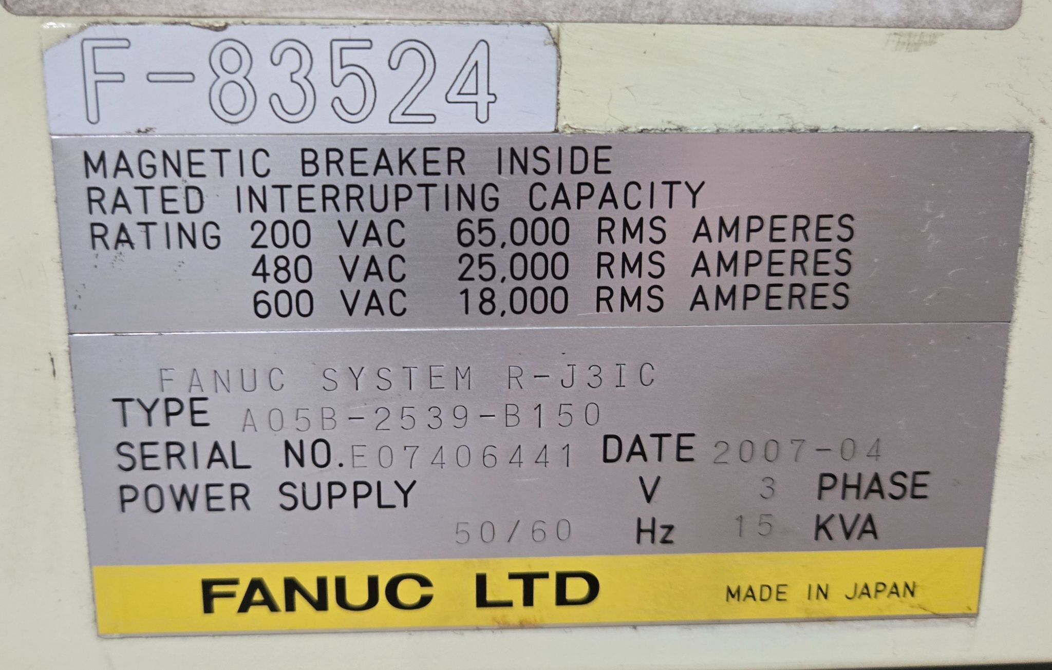 FANUC M900IA/350 Complete with R-J3iC Controller USED 14