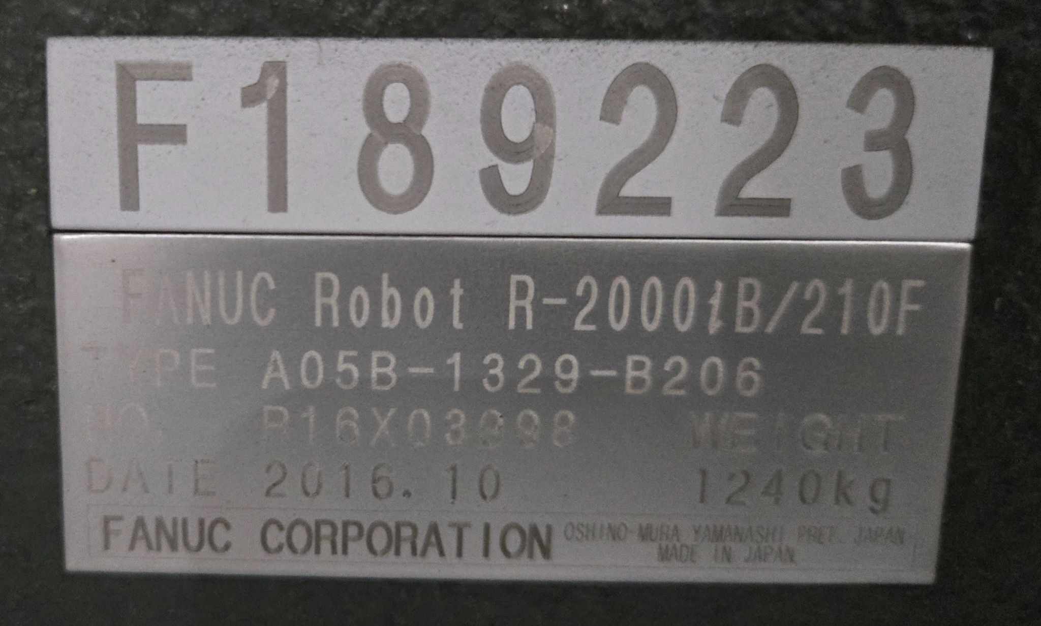 FANUC R-2000iB/210F Robot with R-30iB Controller NEW 9