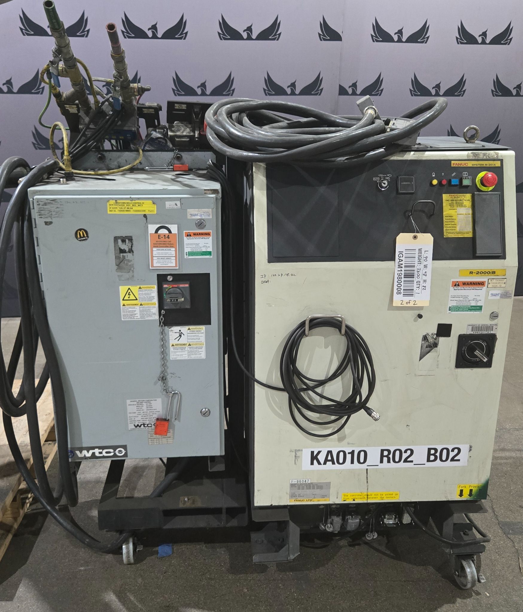 FANUC R-2000iB/165F Complete w/ R-30iA Controls USED 13