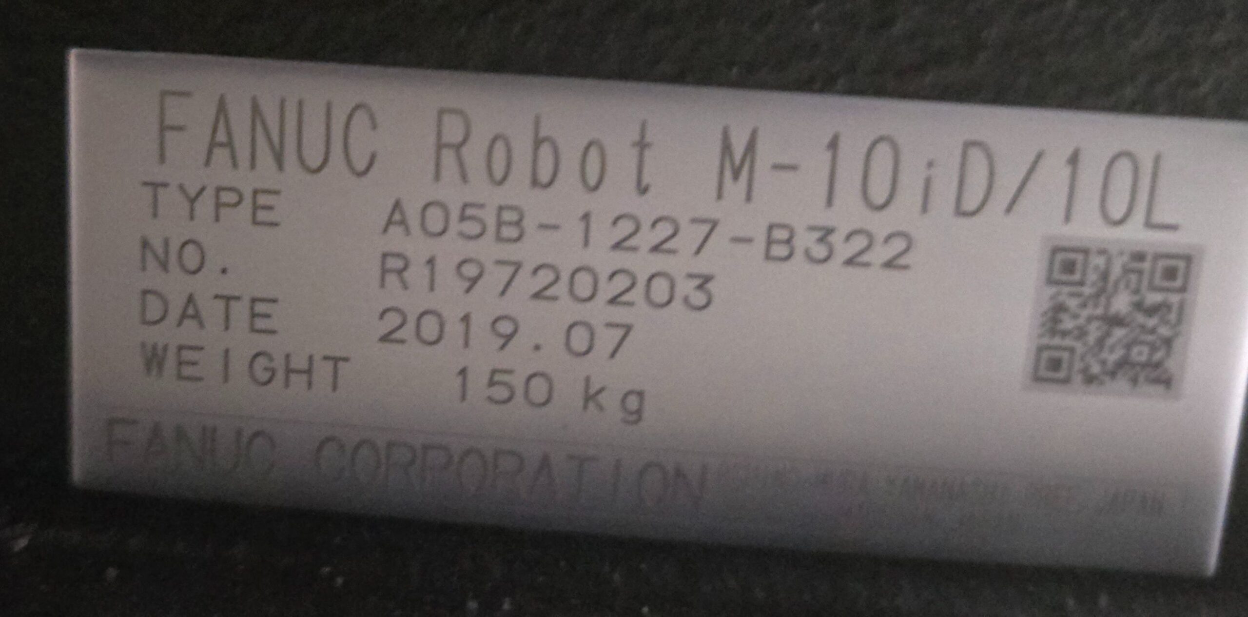 FANUC M‑10iD/10L Complete with R‑30iB Plus Controller USED 14