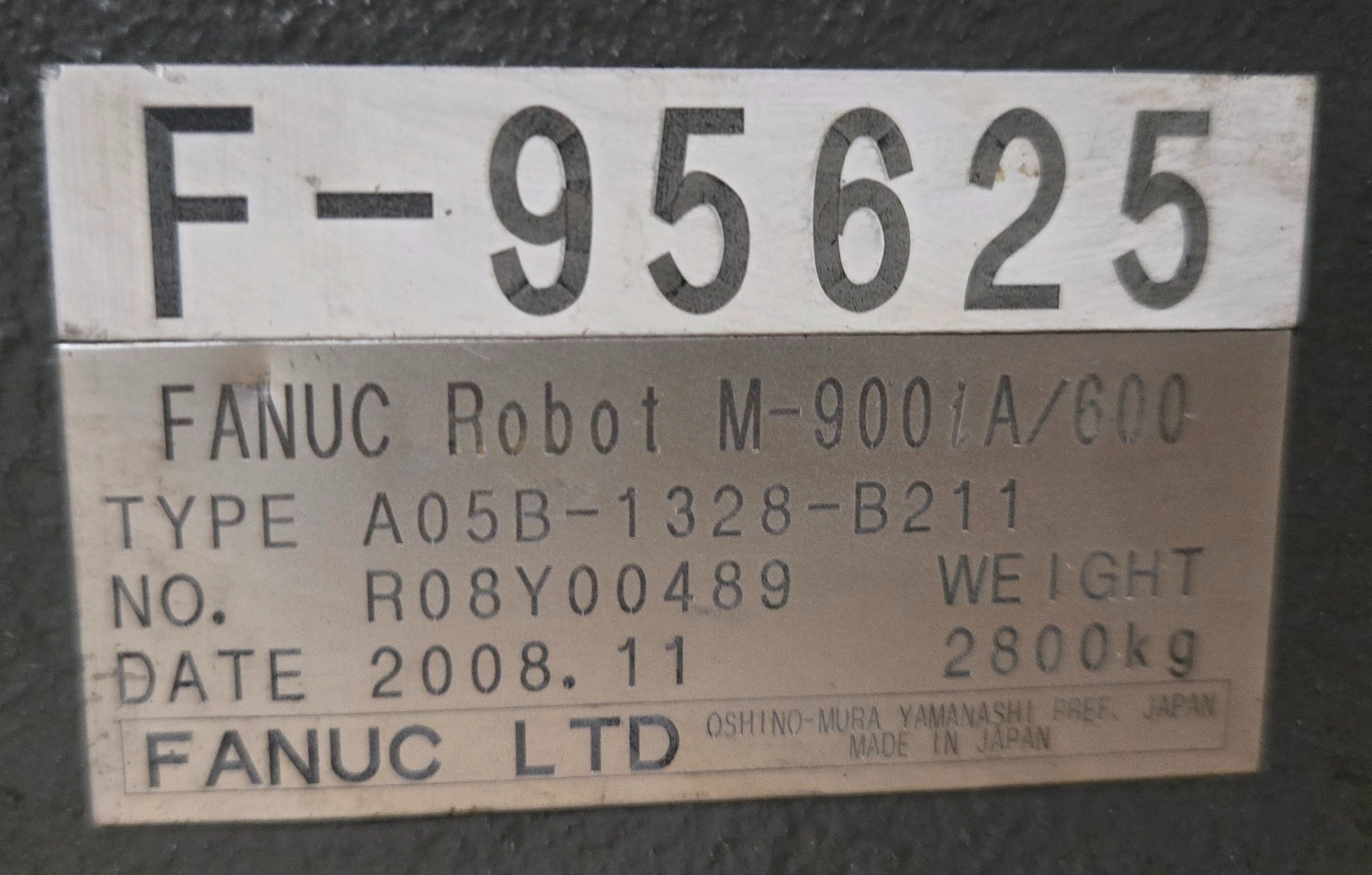 FANUC M-900iA/600 Complete with R-30iA Controller USED 8