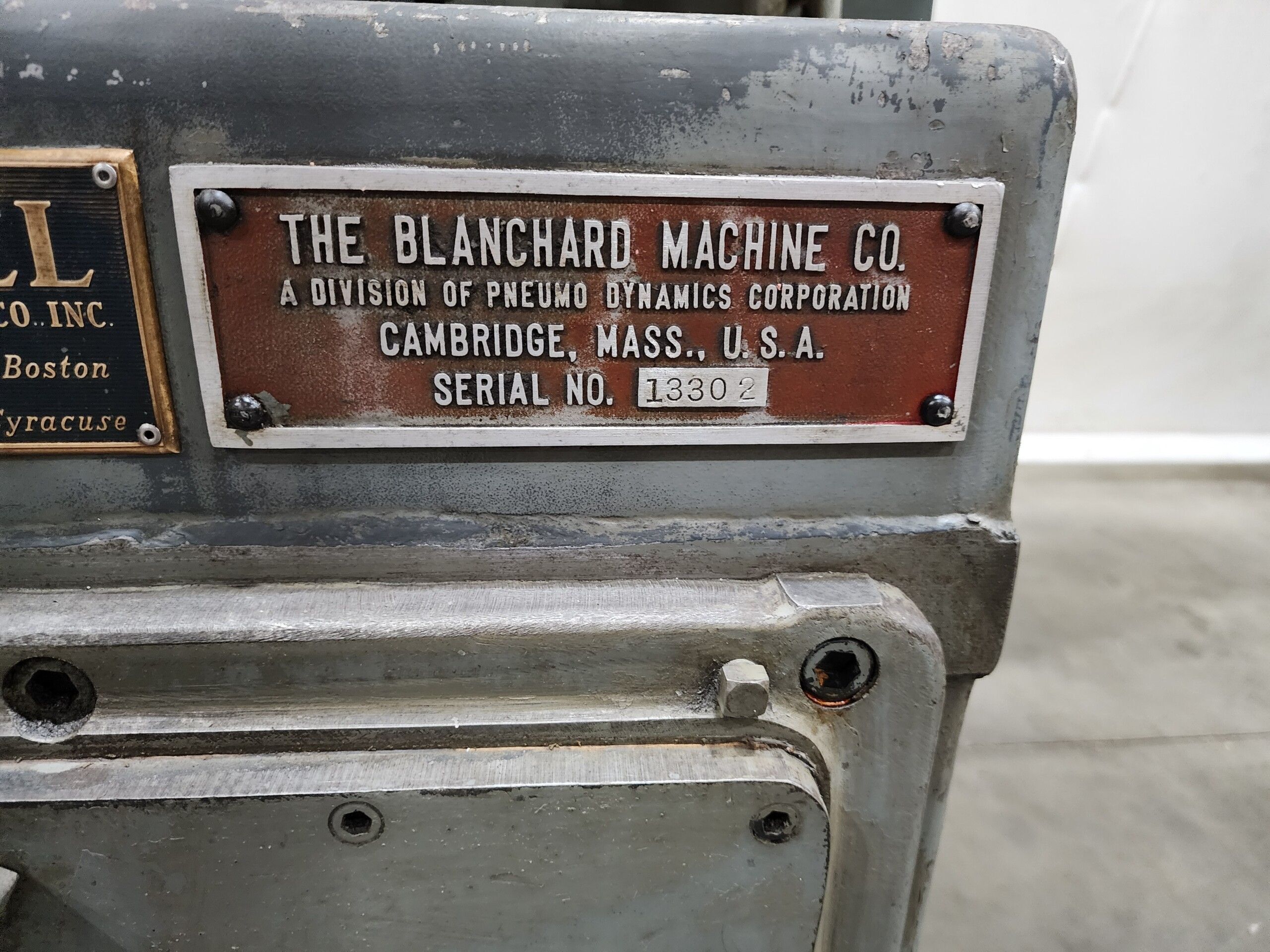BLANCHARD 42" ROTARY GRINDER, MODEL 22D 8