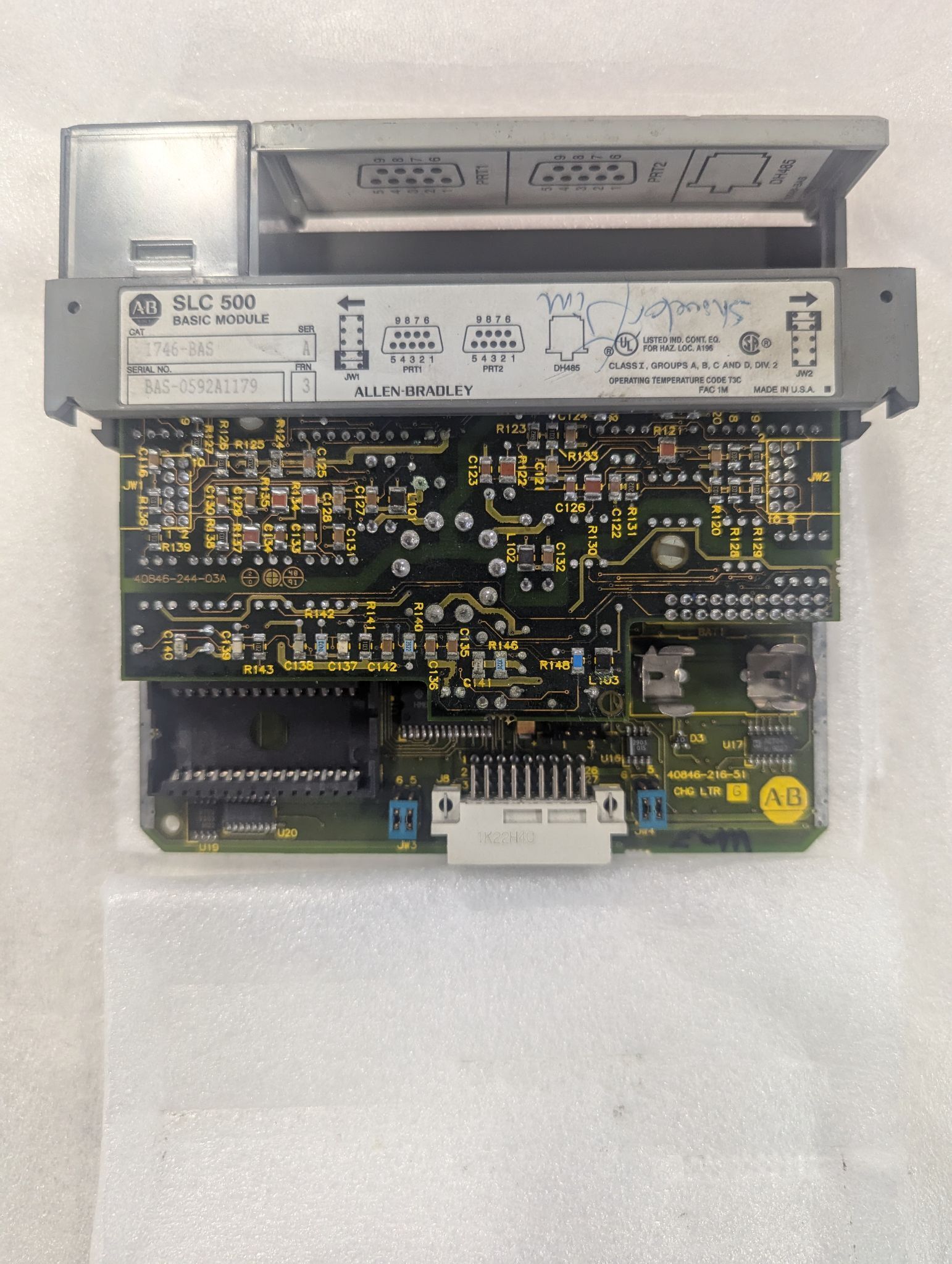ALLEN-BRADLEY 1746-BAS/A SLC 500 BASIC Module USED 1