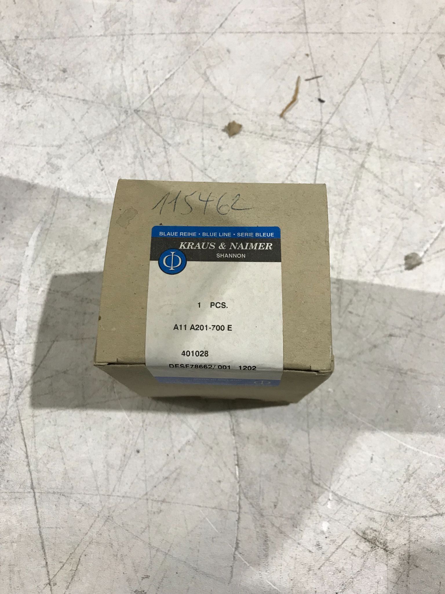 KRAUS & NAIMER A11 A201-700 E Contact Block NEW 0
