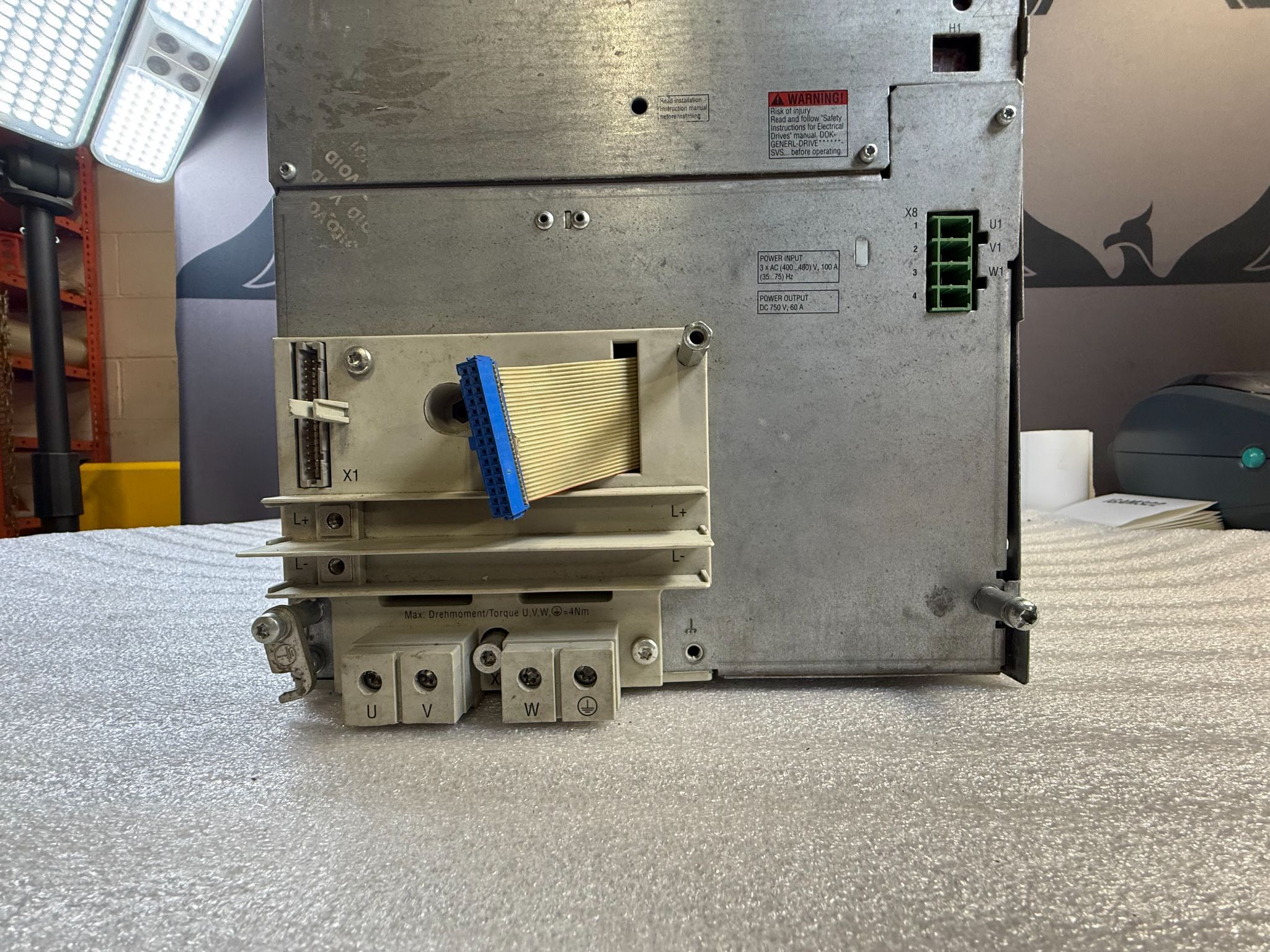 REXROTH HVR03.2‑W045N /S201 HVR Power Supply PARTS NOT WORKING 3
