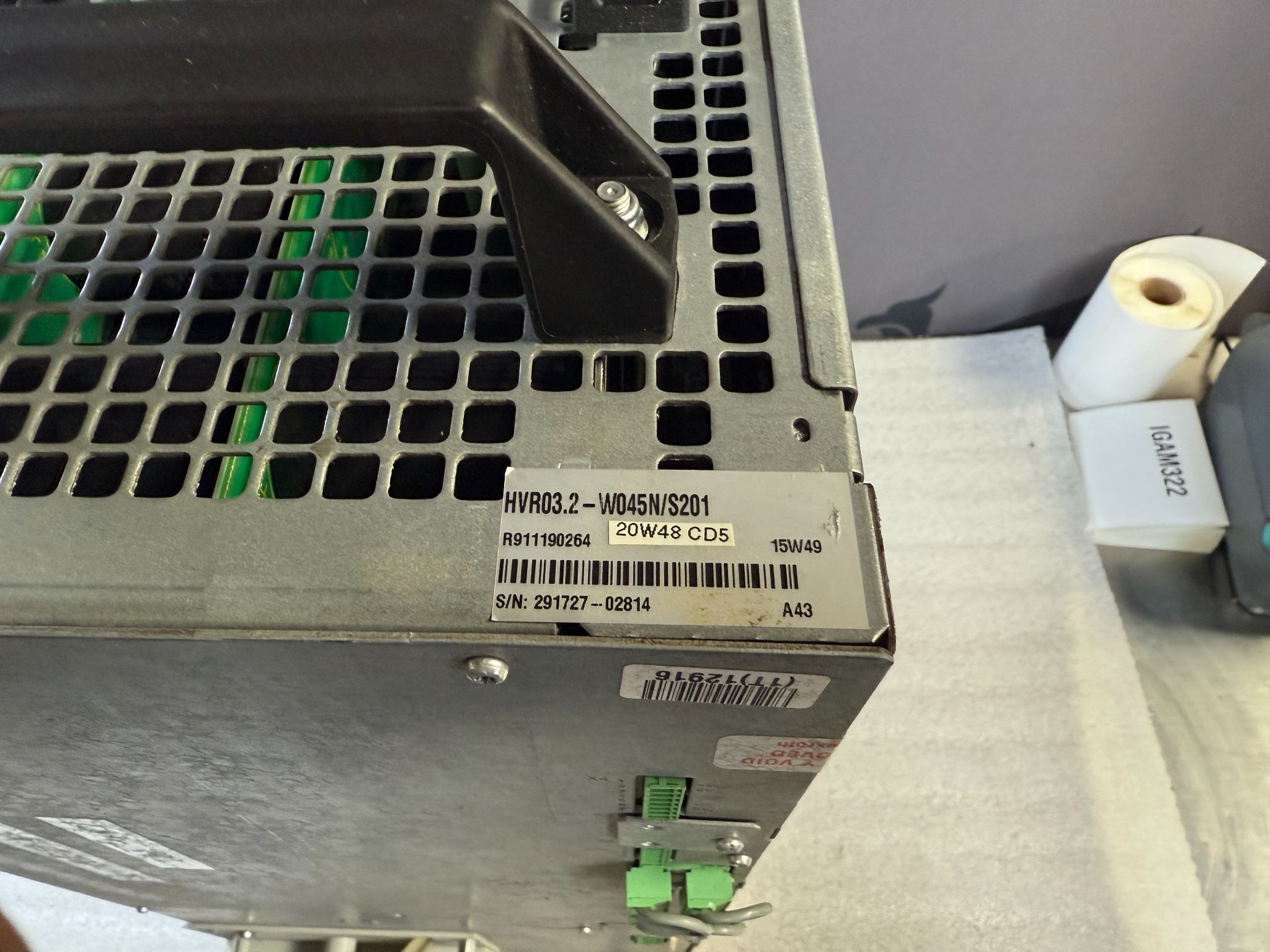 REXROTH HVR03.2‑W045N /S201 HVR Power Supply PARTS NOT WORKING 4