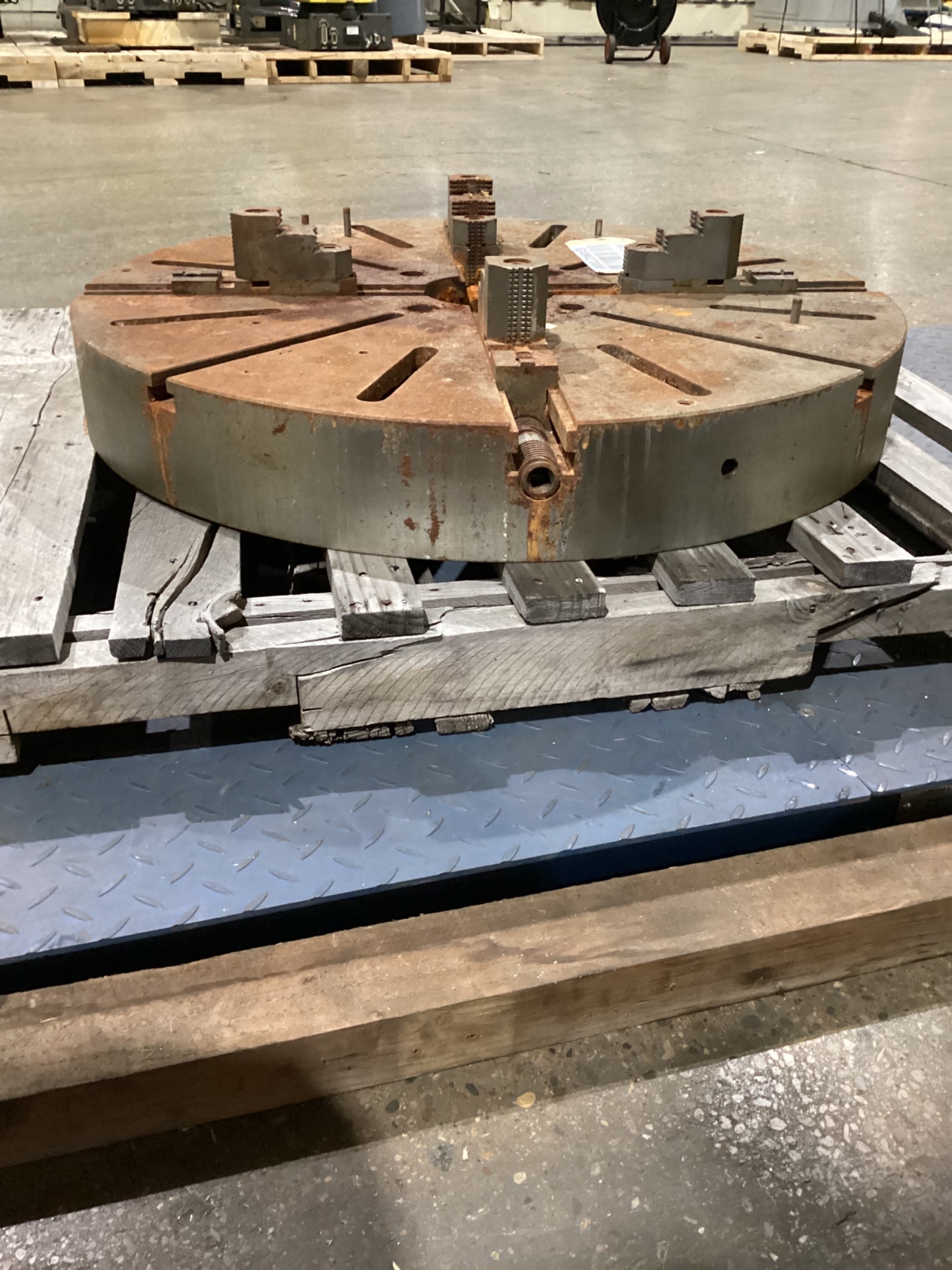 CUSHMAN CHUCK CO 362146CA11 4 Jaw Independent Lathe Chuck USED 8