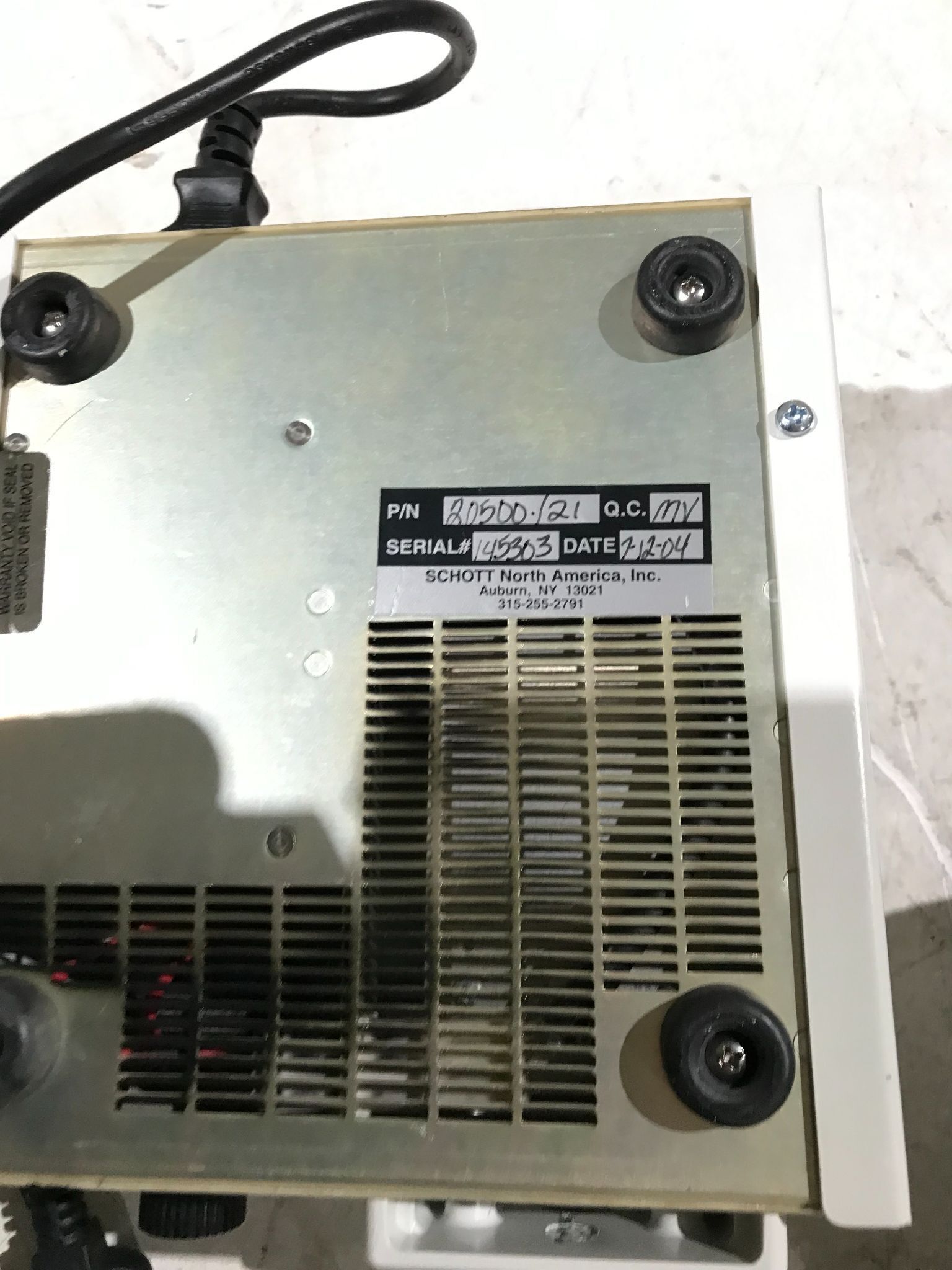 SCHOTT MODULAMP 20500./21 Fiber Optic Illuminator USED 1