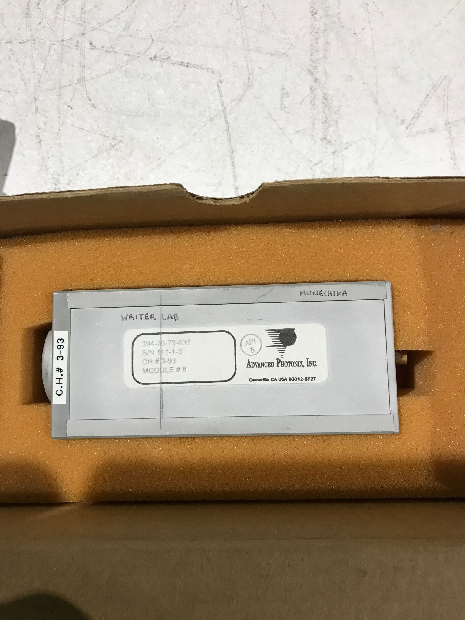 ADVANCED PHOTONIX 394-70-73-631 Optical Module NEW 2