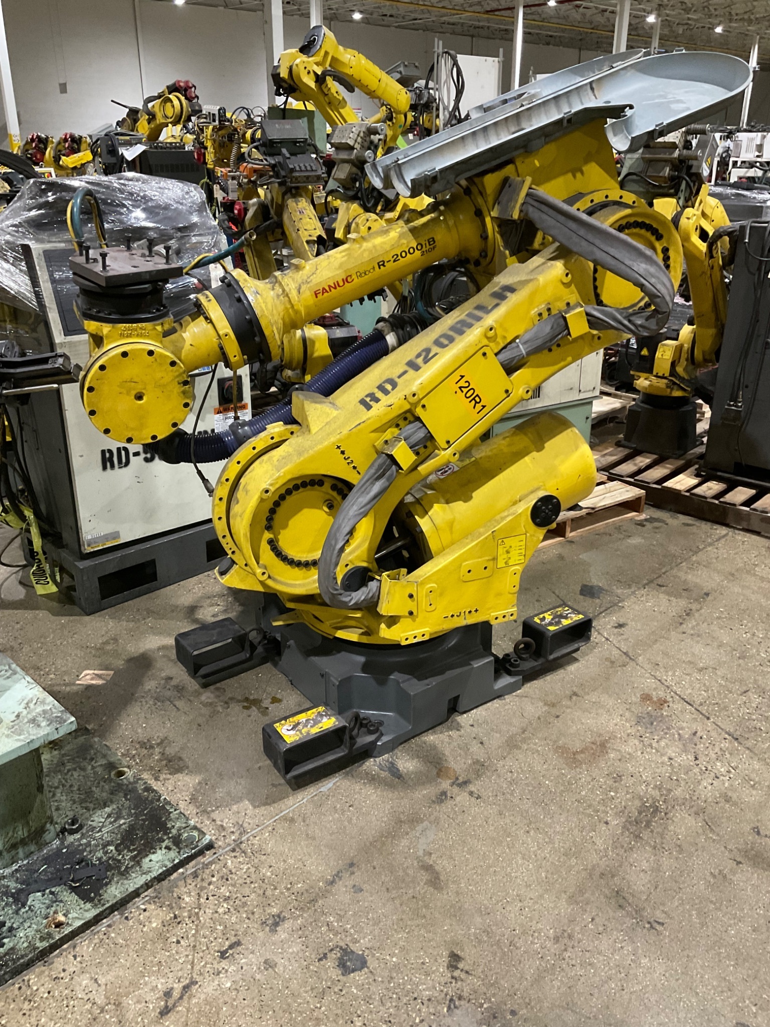 FANUC ROBOT R2000IB/210F W/ R-30IA Controls USED 0