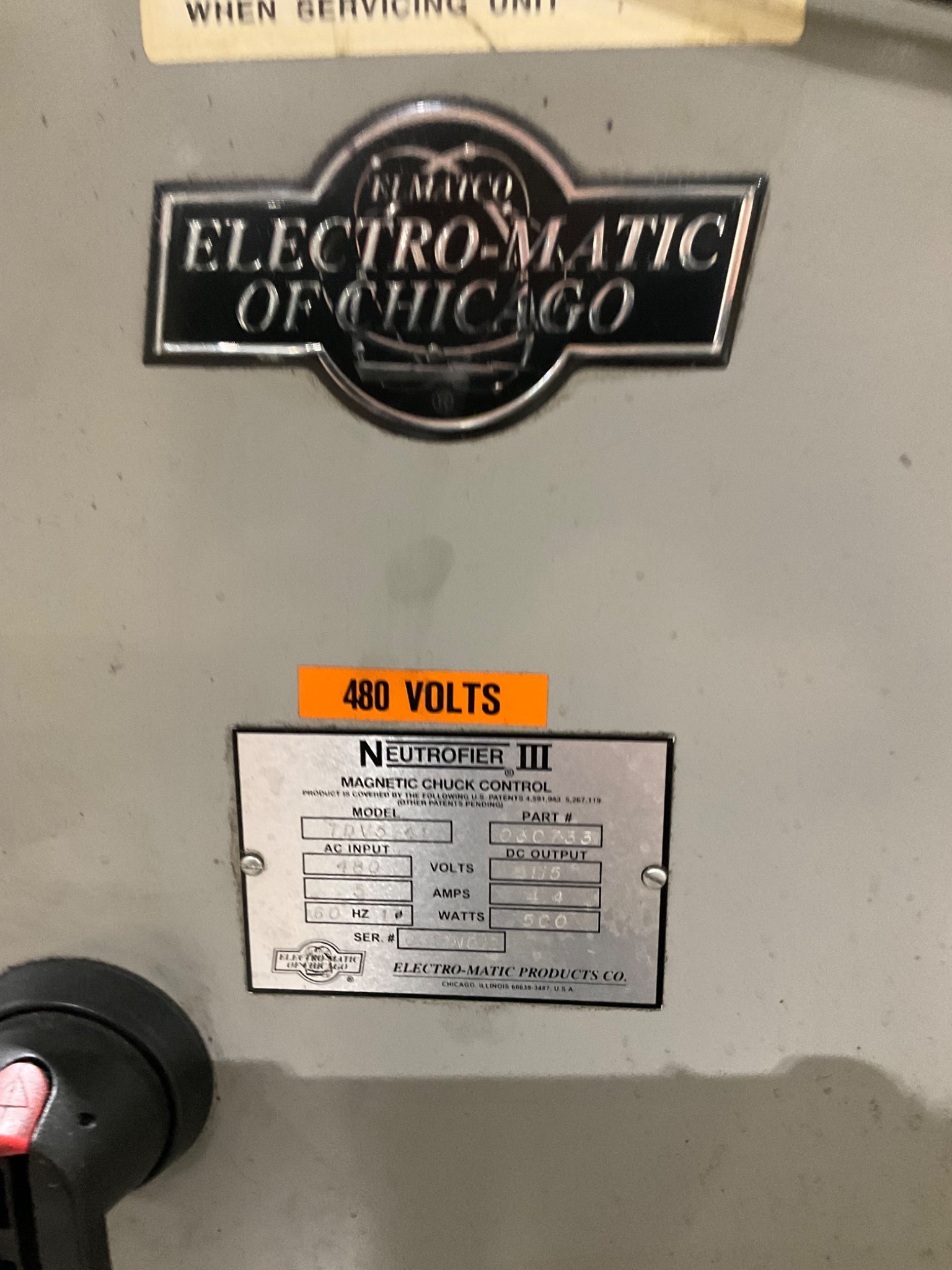 CINCINNATI MILACRON ROTARY SURFACE GRINDER 261-16" 460V W/ NEUTROFIER III USED 9