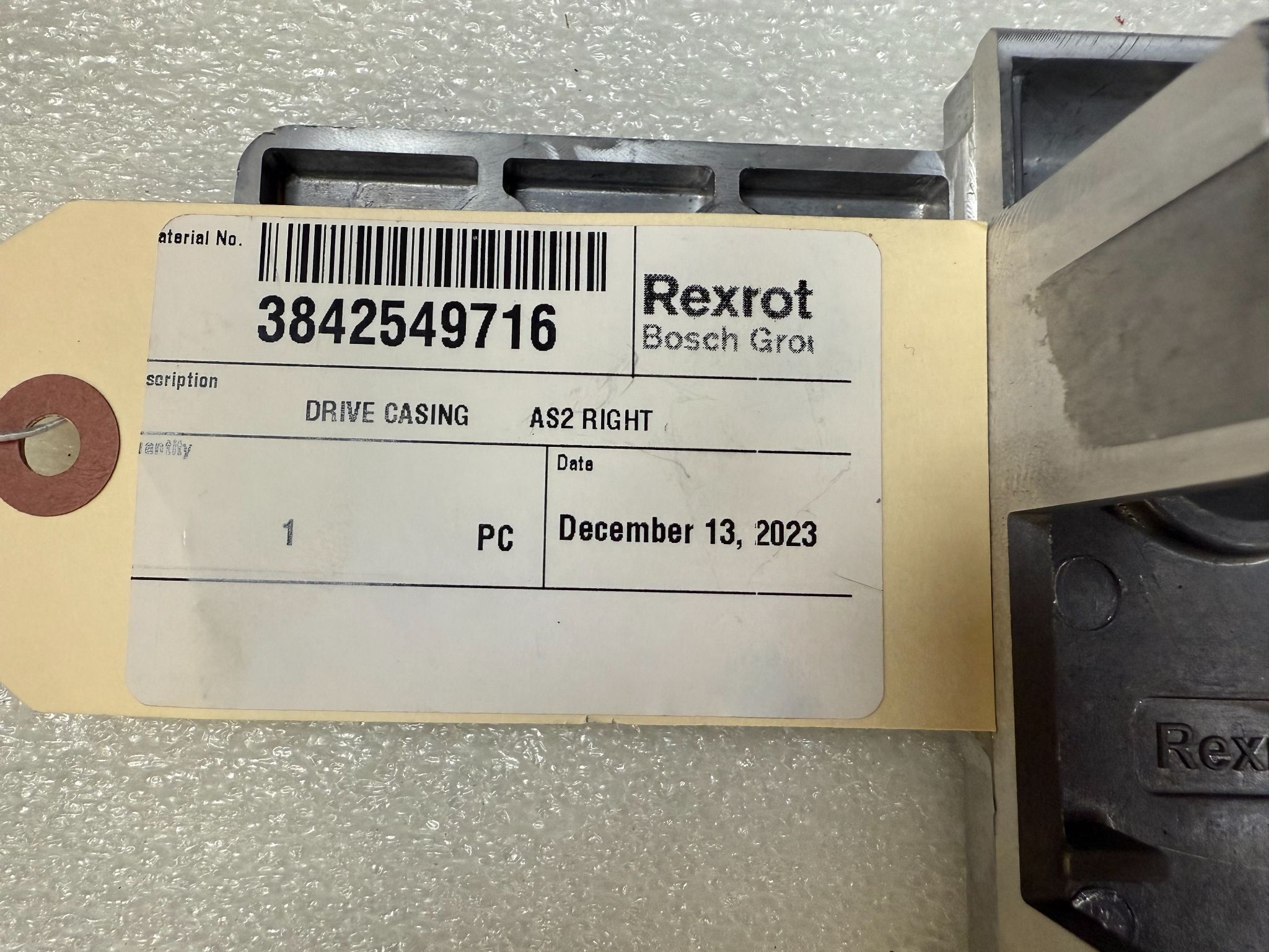 REXROTH 3842549716 AS2 Right Drive Casing NEW 1