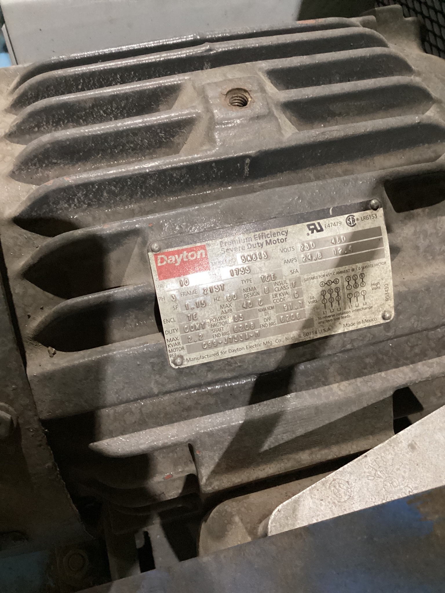 SPEEDAIRE 5Z405C 5 HP Industrial Air Compressor w/ BUXAIR 80‑Gal Tank AS-IS 3