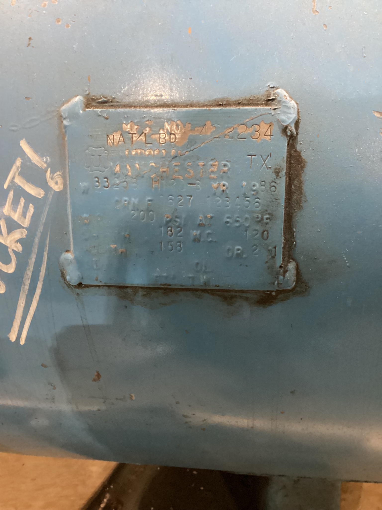 SPEEDAIRE 5Z405C 5 HP Industrial Air Compressor w/ BUXAIR 80‑Gal Tank AS-IS 13