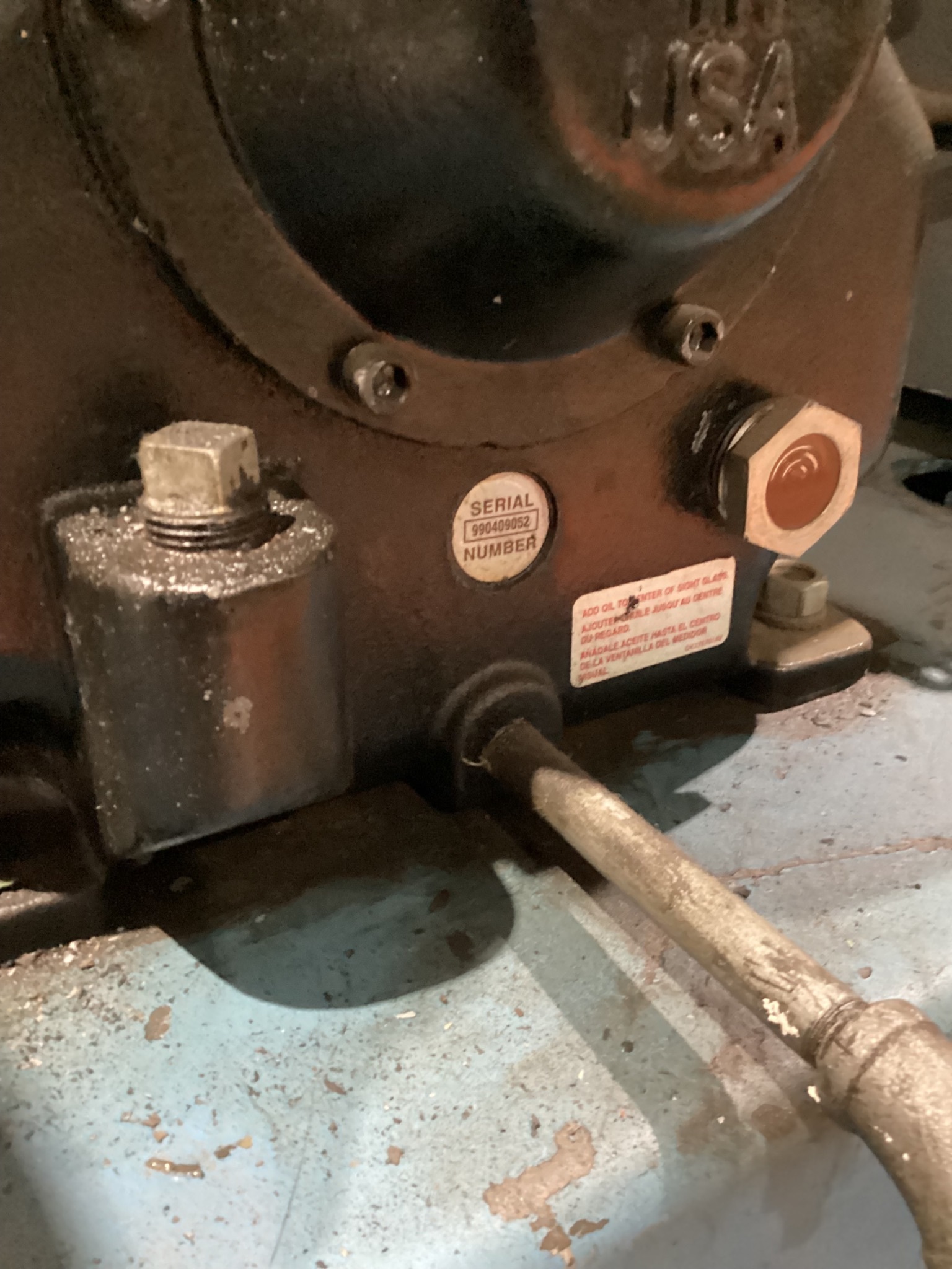 SPEEDAIRE 5Z405C 5 HP Industrial Air Compressor w/ BUXAIR 80‑Gal Tank AS-IS 9