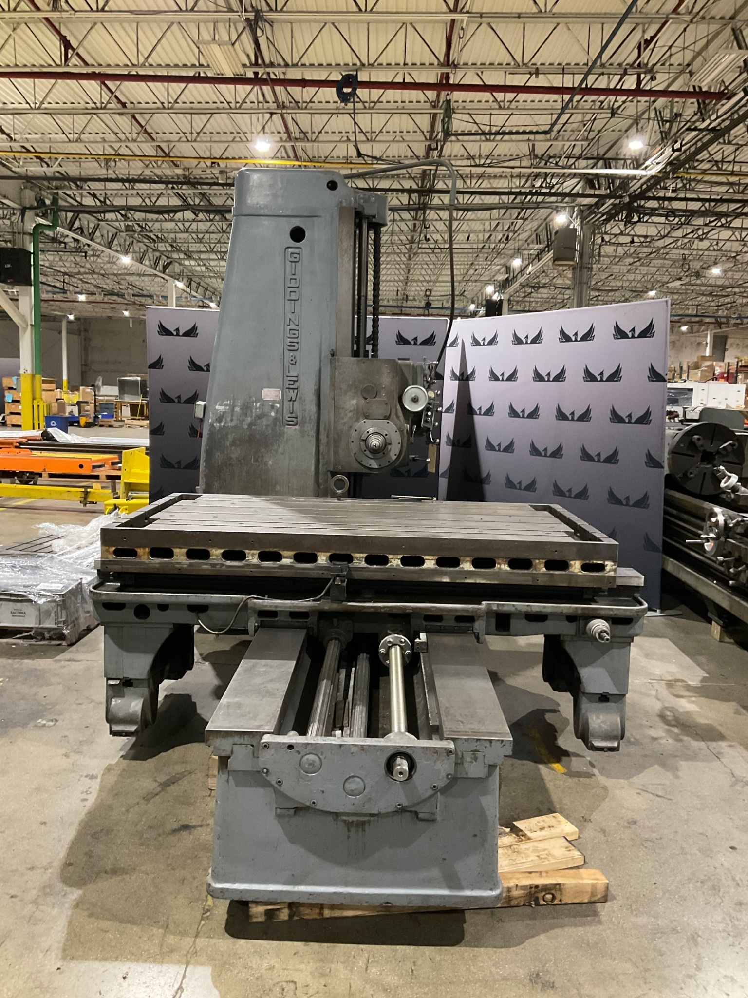 GIDDINGS & LEWIS 350-T HORIZONTAL BORING MILL USED 0