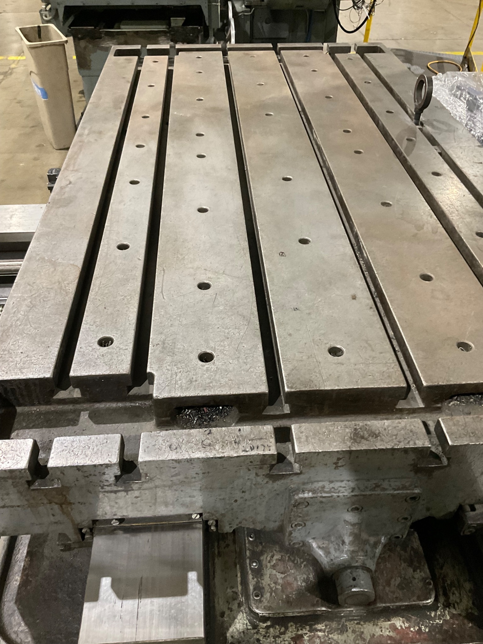 GIDDINGS & LEWIS 350-T HORIZONTAL BORING MILL USED 7