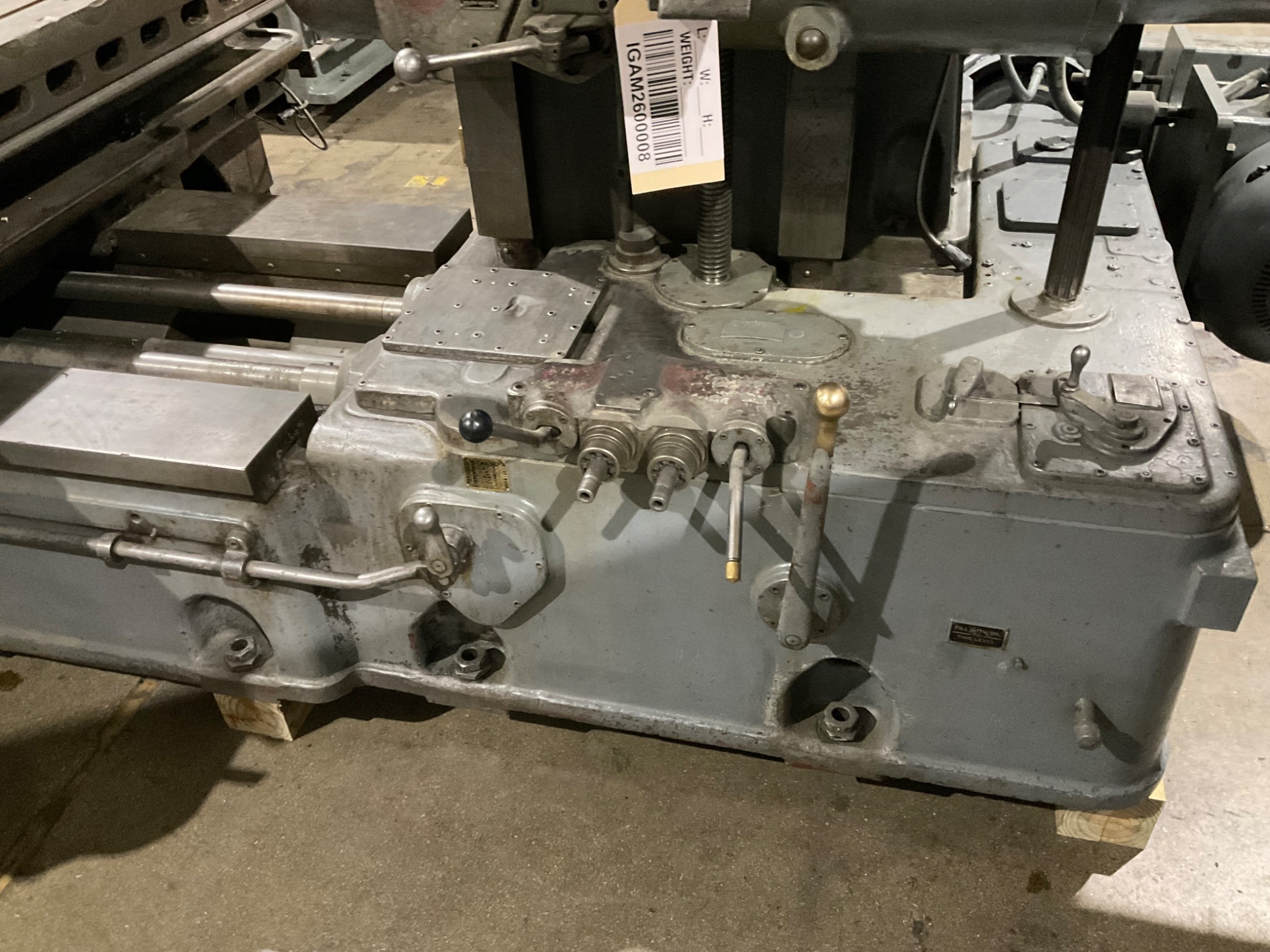 GIDDINGS & LEWIS 350-T HORIZONTAL BORING MILL USED 5