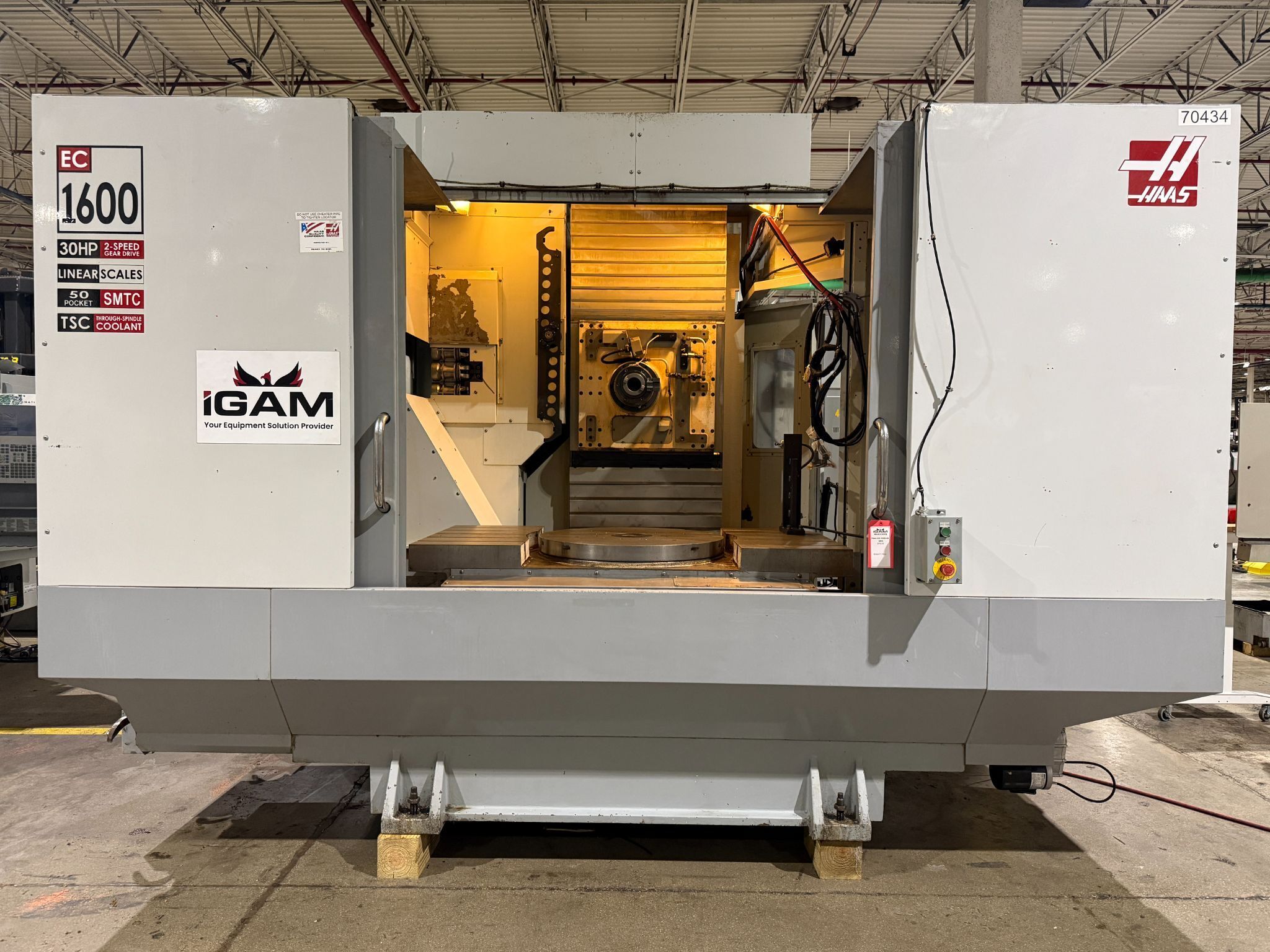 2006 HAAS EC-1600-4X HORIZONTAL MACHINING CENTER USED 0