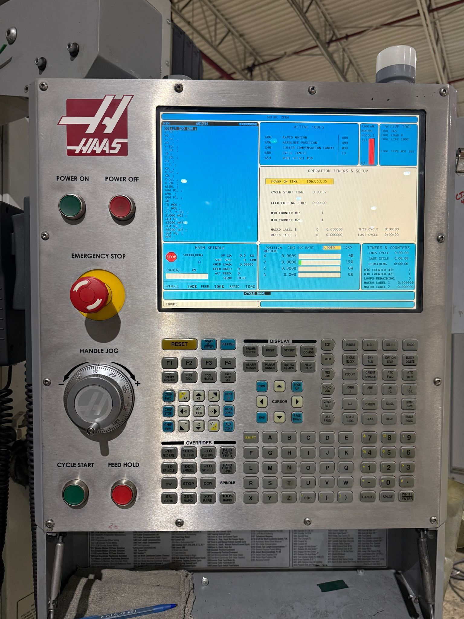 2006 HAAS EC-1600-4X HORIZONTAL MACHINING CENTER USED 3